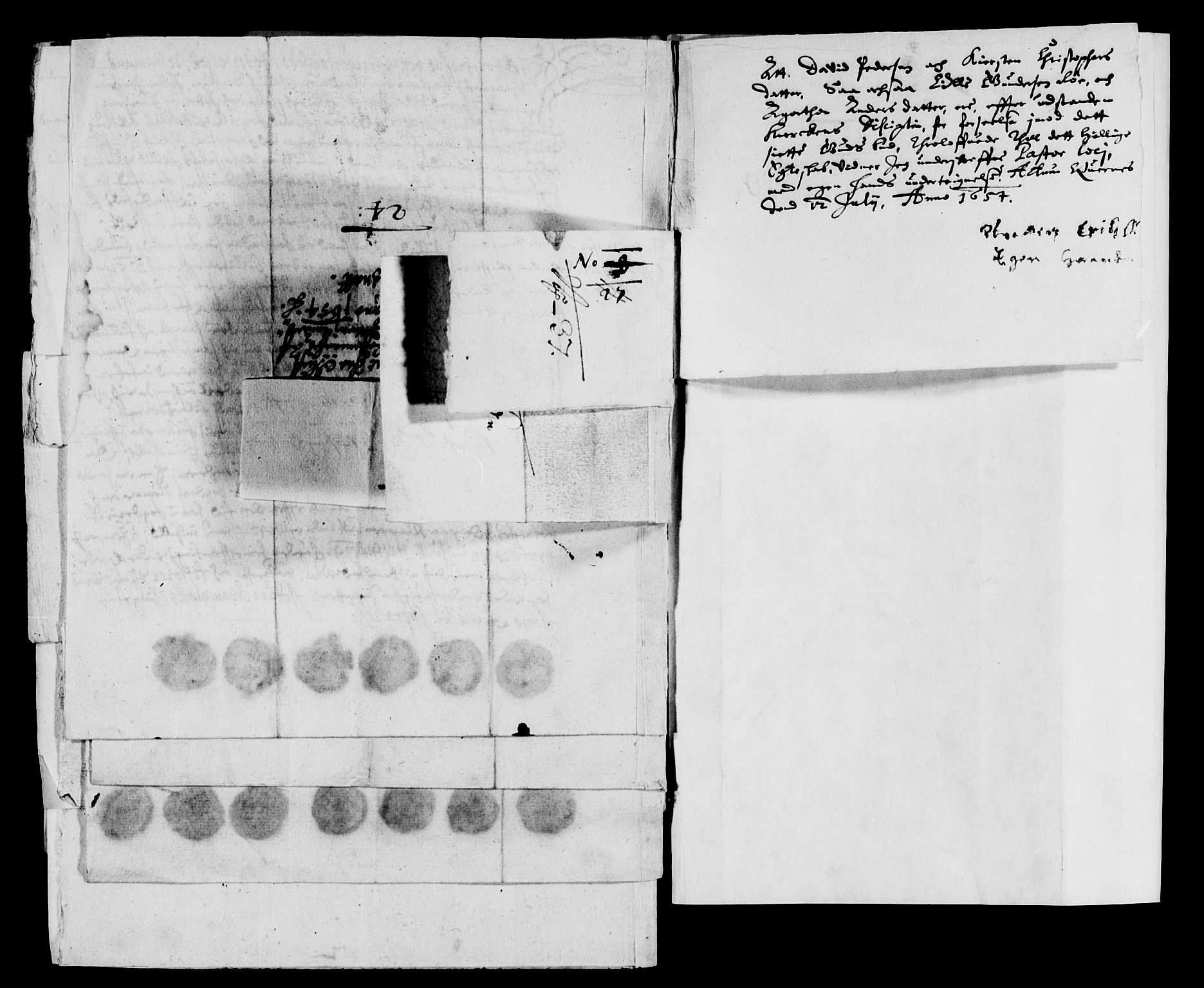 Rentekammeret inntil 1814, Reviderte regnskaper, Lensregnskaper, AV/RA-EA-5023/R/Rb/Rbw/L0111: Trondheim len, 1652-1654