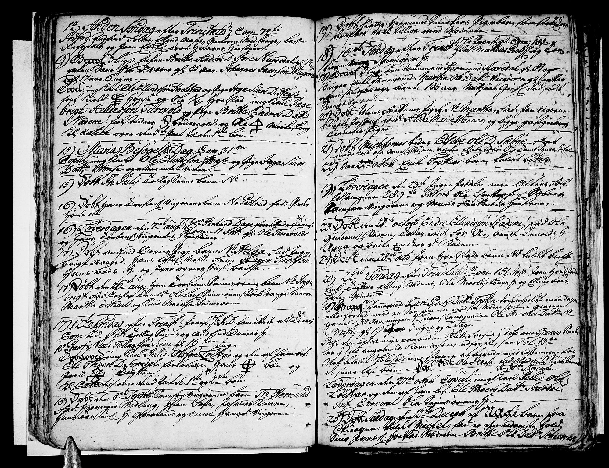 Vik sokneprestembete, SAB/A-81501: Parish register (official) no. A 3 /1, 1755-1771, p. 25