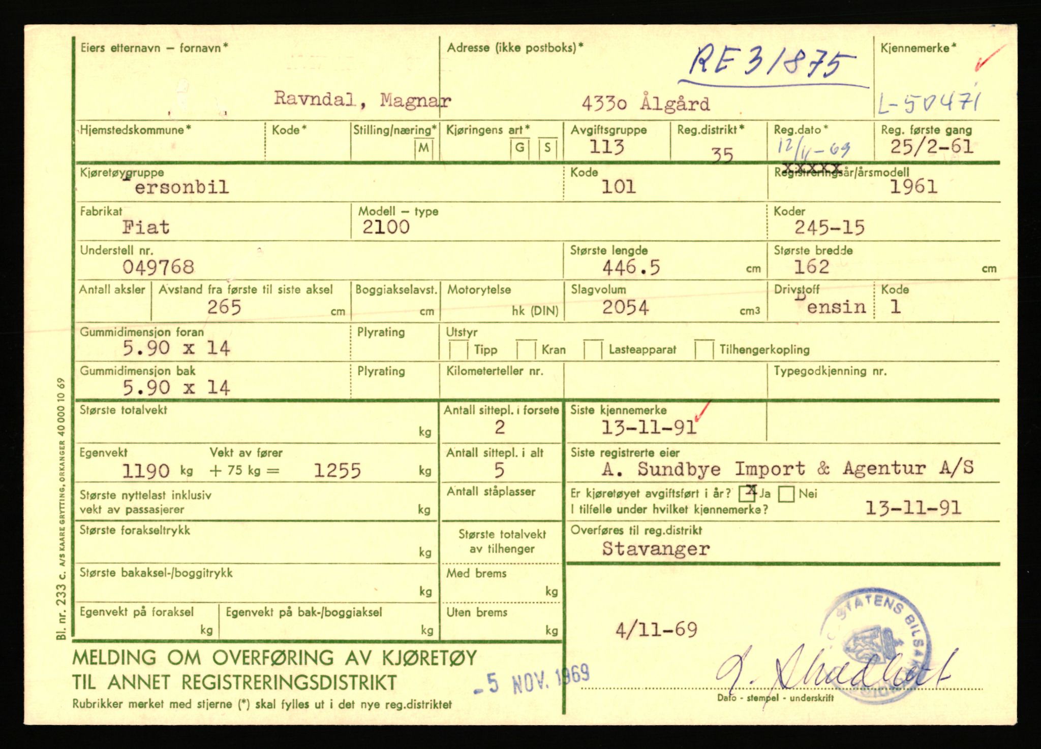 Stavanger trafikkstasjon, AV/SAST-A-101942/0/F/L0049: L-29900 - L-50599, 1930-1971, p. 1625