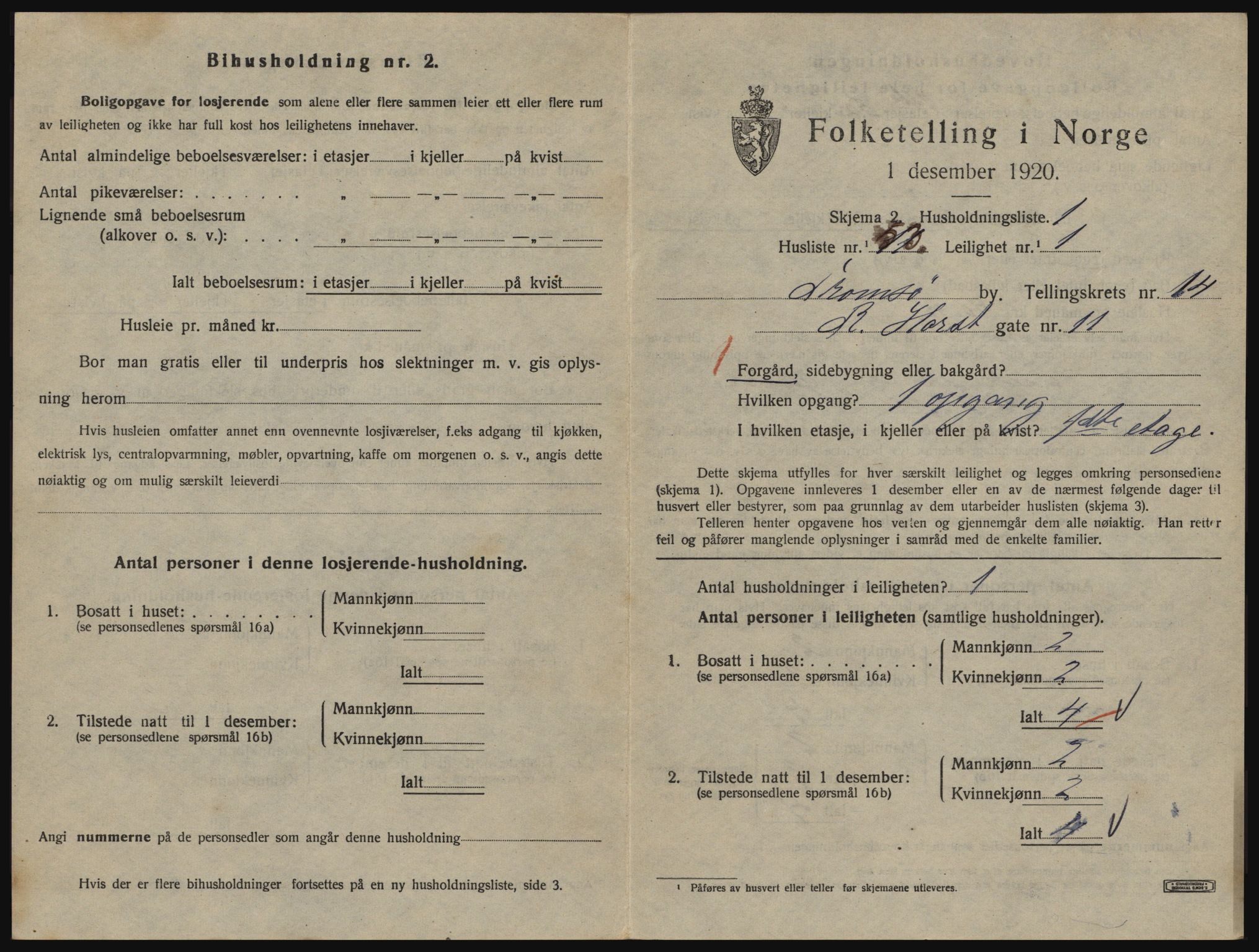 SATØ, 1920 census for Tromsø, 1920, p. 6729