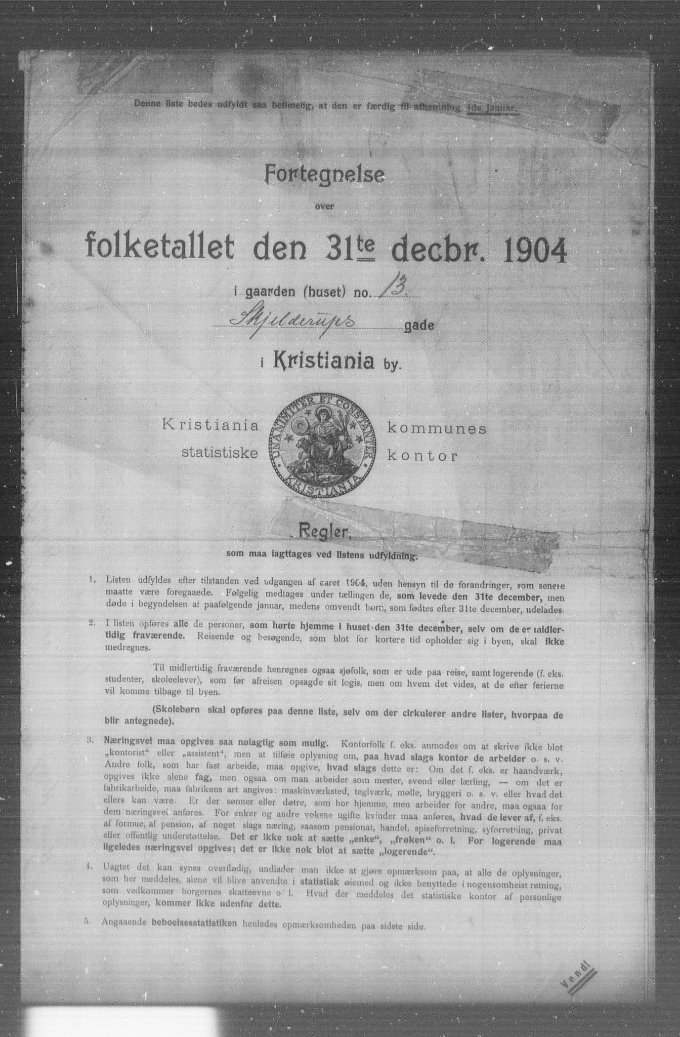 OBA, Municipal Census 1904 for Kristiania, 1904, p. 18242