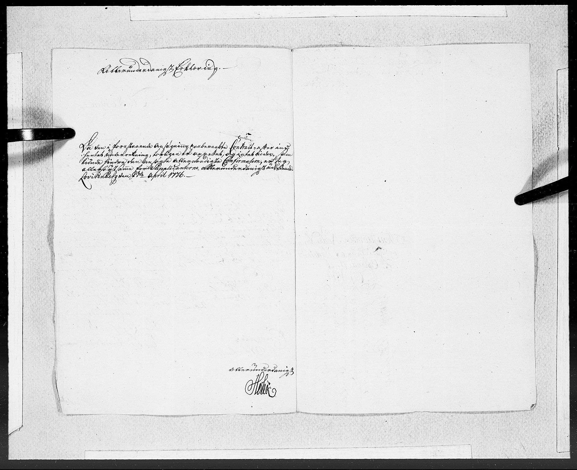 Danske Kanselli 1572-1799, AV/RA-EA-3023/F/Fc/Fcc/Fcca/L0222: Norske innlegg 1572-1799, 1776, p. 15