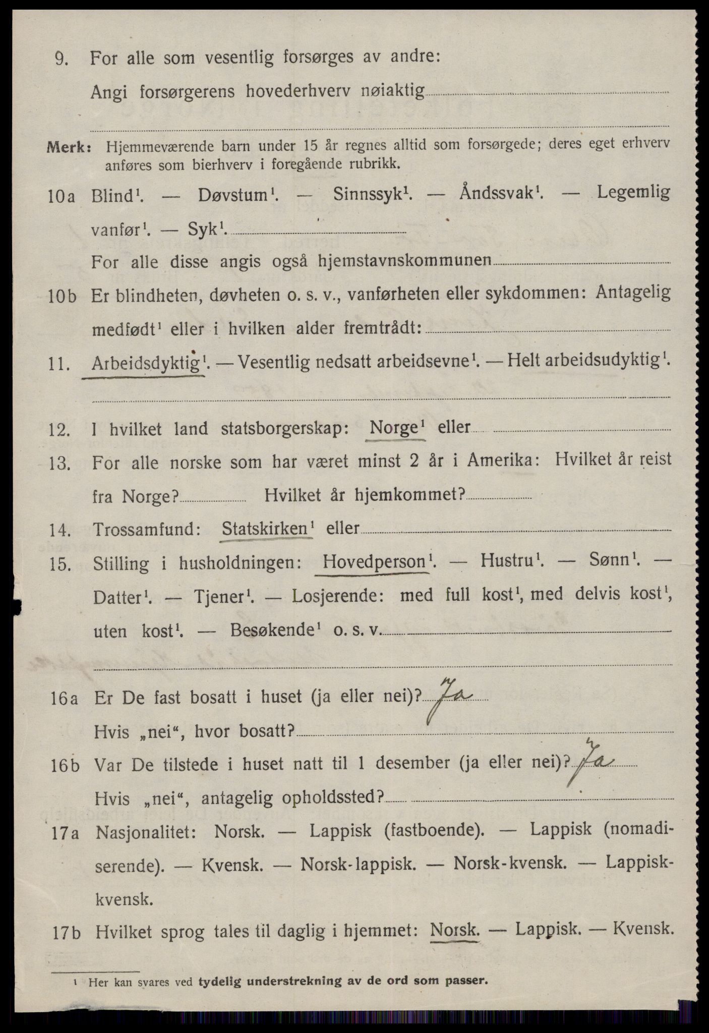 SAT, 1920 census for Osen, 1920, p. 632