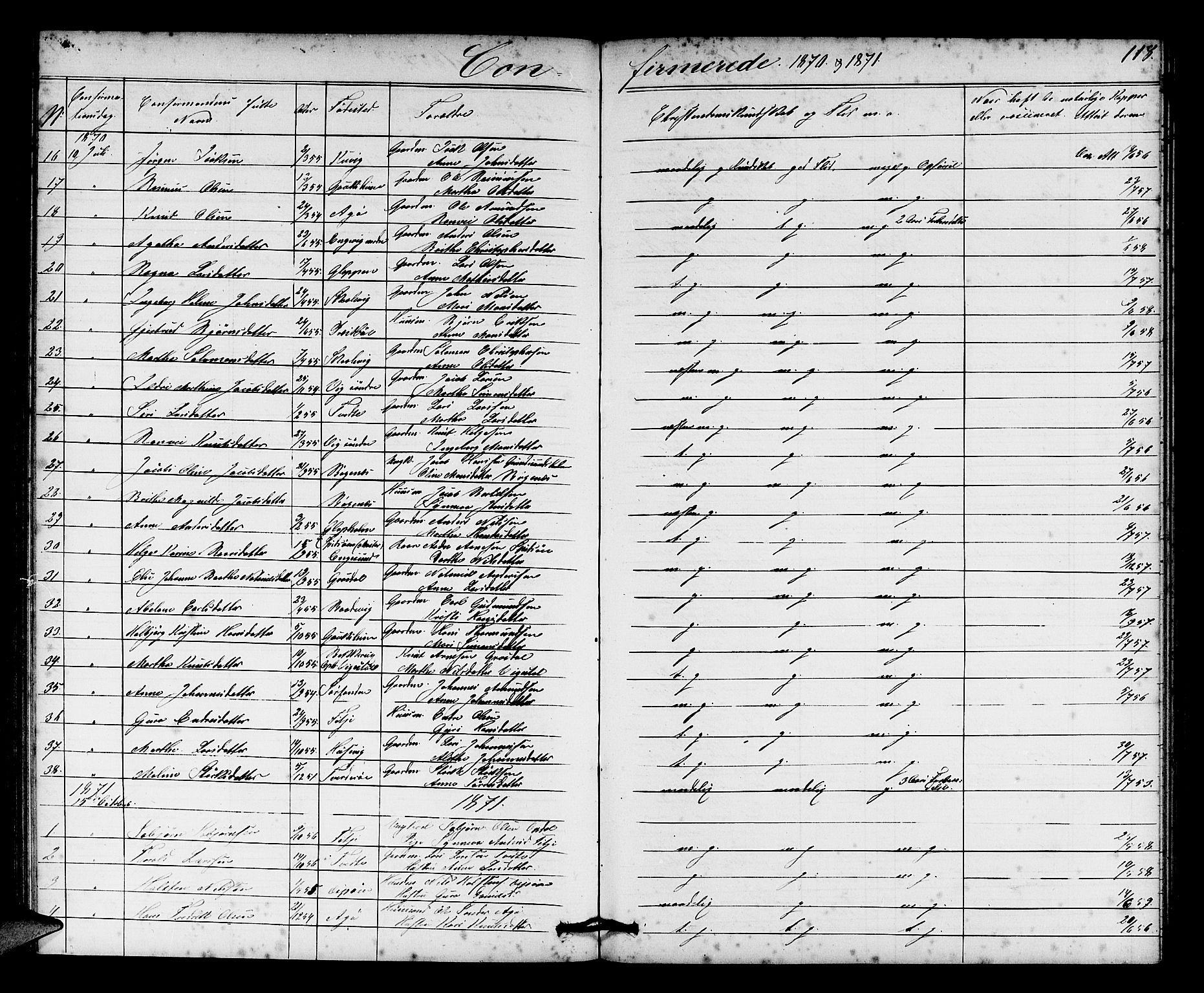 Fitjar sokneprestembete, AV/SAB-A-99926: Parish register (copy) no. A 1, 1864-1886, p. 118