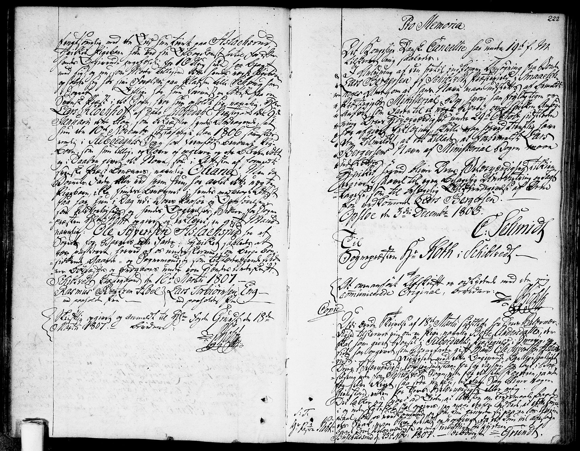 Skiptvet prestekontor Kirkebøker, SAO/A-20009/F/Fa/L0004: Parish register (official) no. 4, 1794-1814, p. 222