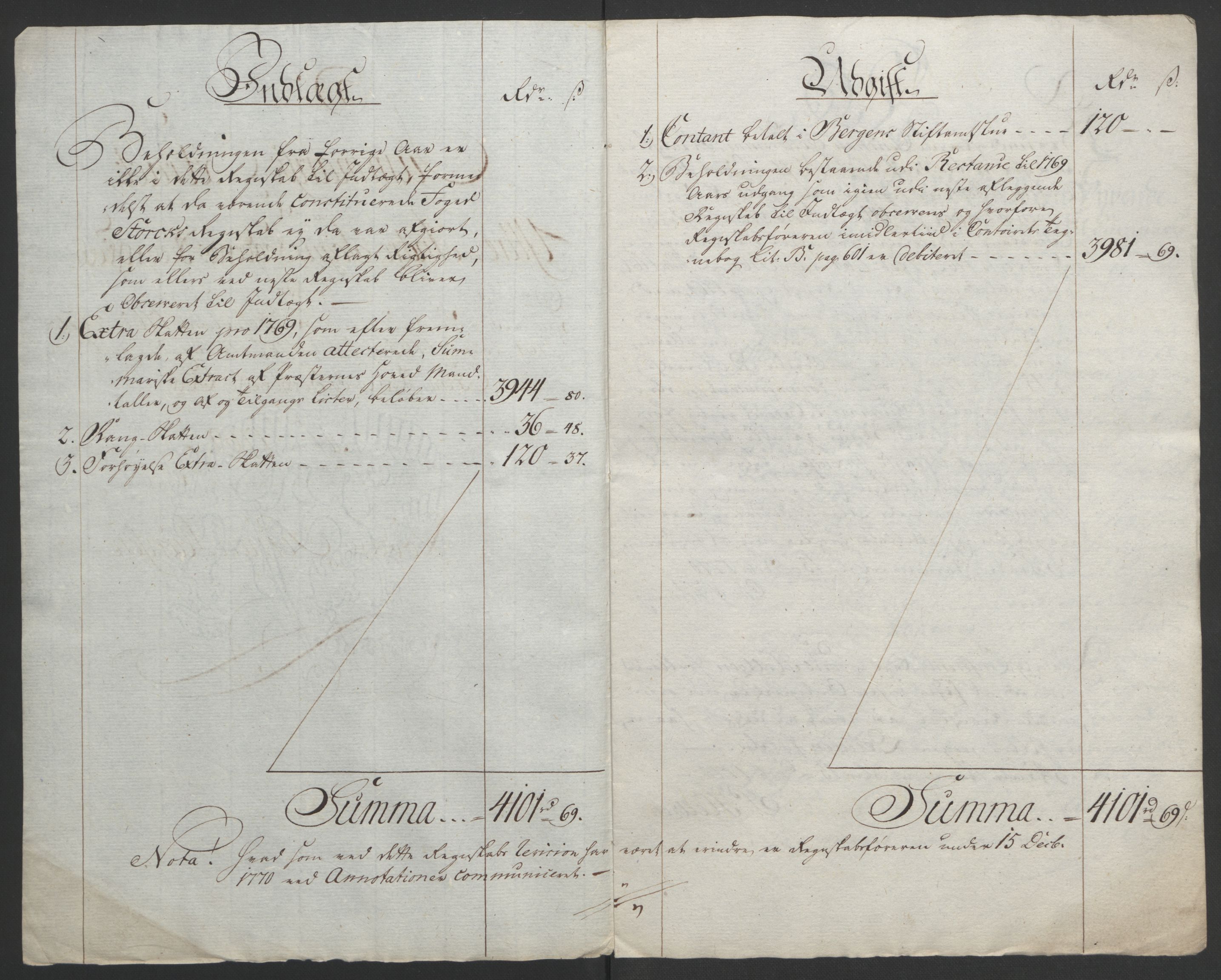 Rentekammeret inntil 1814, Realistisk ordnet avdeling, AV/RA-EA-4070/Ol/L0018: [Gg 10]: Ekstraskatten, 23.09.1762. Sogn, 1762-1772, p. 227