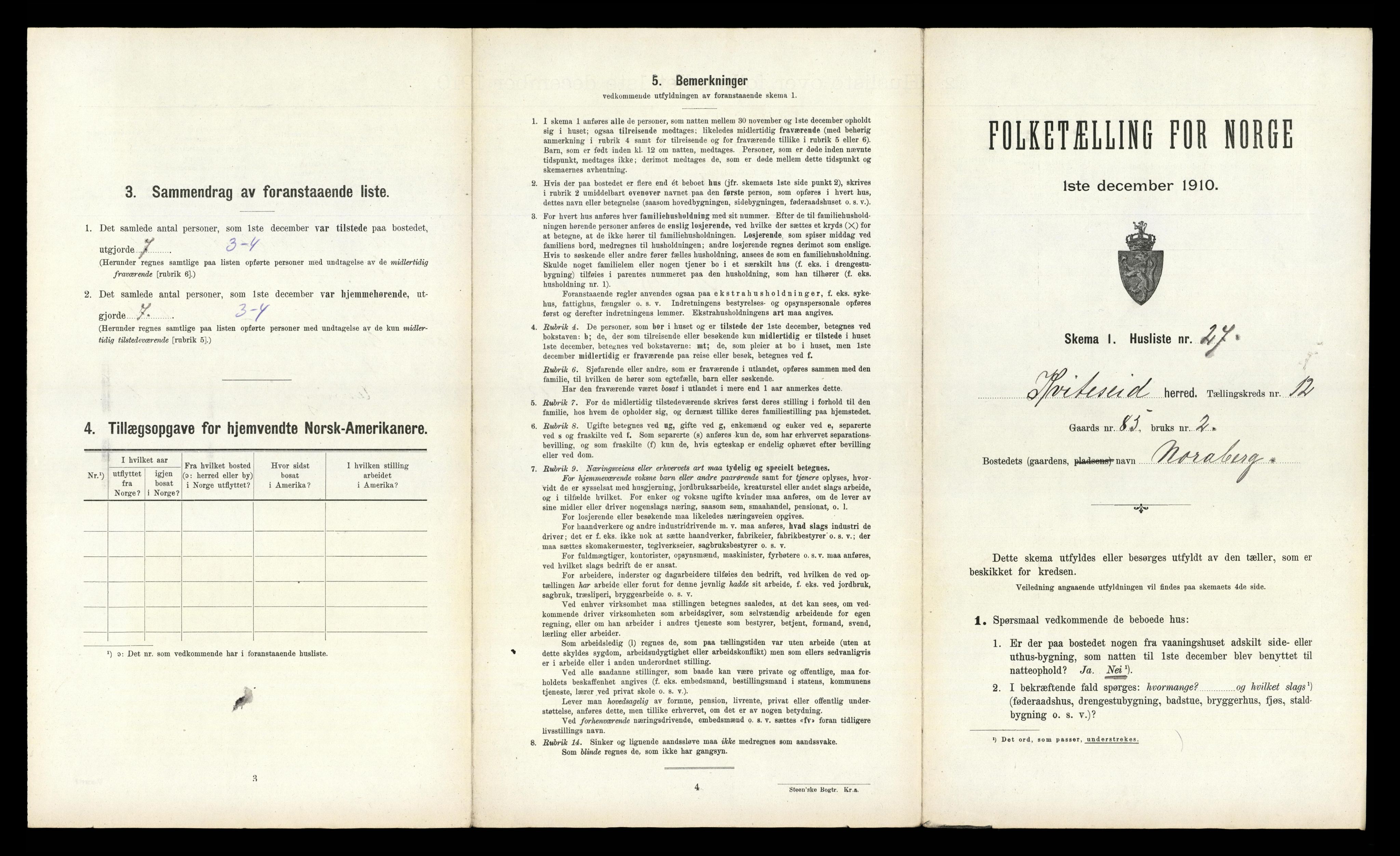 RA, 1910 census for Kviteseid, 1910, p. 1134