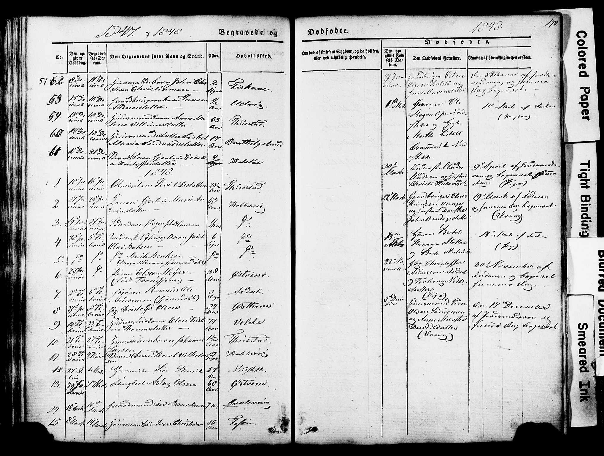 Avaldsnes sokneprestkontor, SAST/A -101851/H/Ha/Haa/L0007: Parish register (official) no. A 7, 1841-1853, p. 170