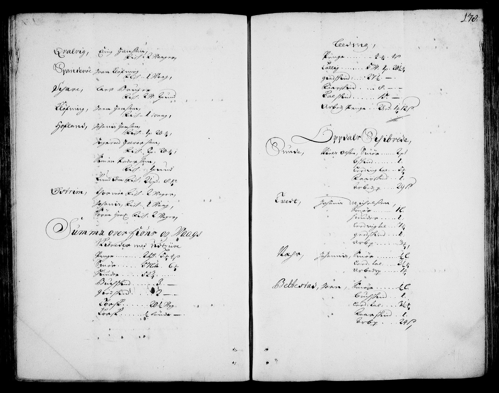 Rentekammeret inntil 1814, Realistisk ordnet avdeling, AV/RA-EA-4070/On/L0002: [Jj 3]: Besiktigelsesforretninger over Halsnøy klosters gods, 1659-1703, p. 177b-178a
