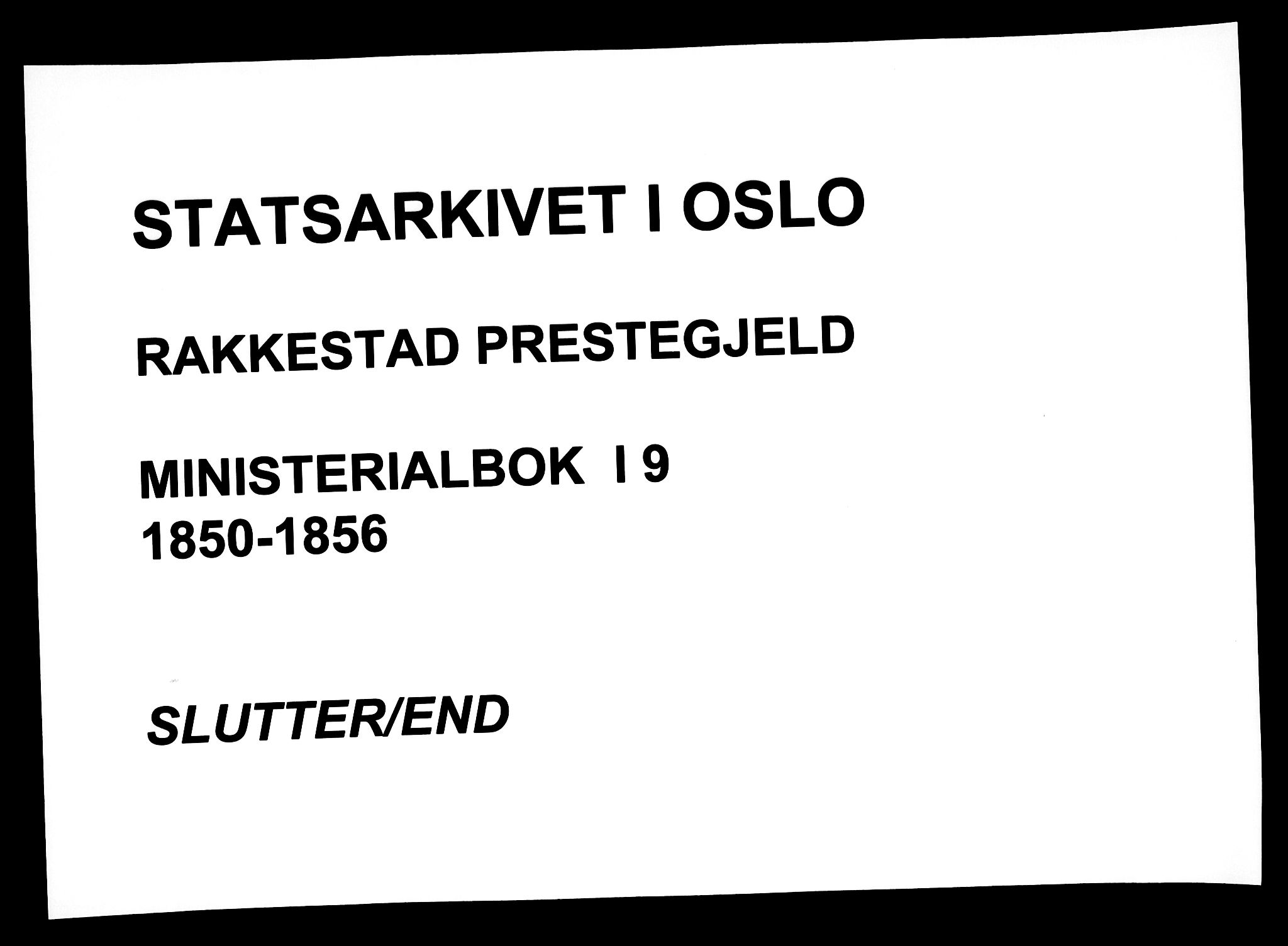 Rakkestad prestekontor Kirkebøker, AV/SAO-A-2008/F/Fa/L0009: Parish register (official) no. I 9, 1850-1856