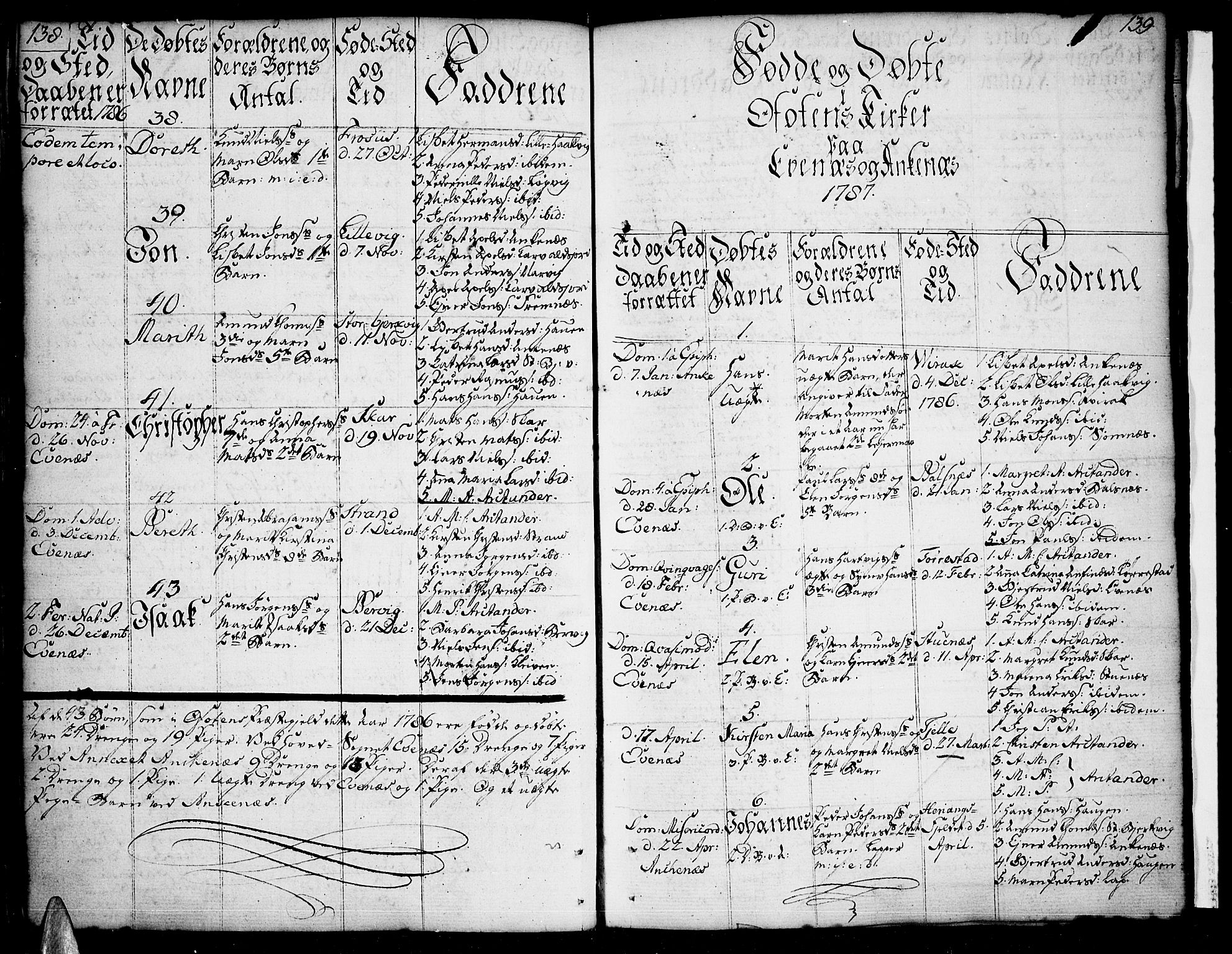 Ministerialprotokoller, klokkerbøker og fødselsregistre - Nordland, SAT/A-1459/863/L0892: Parish register (official) no. 863A04, 1765-1794, p. 138-139