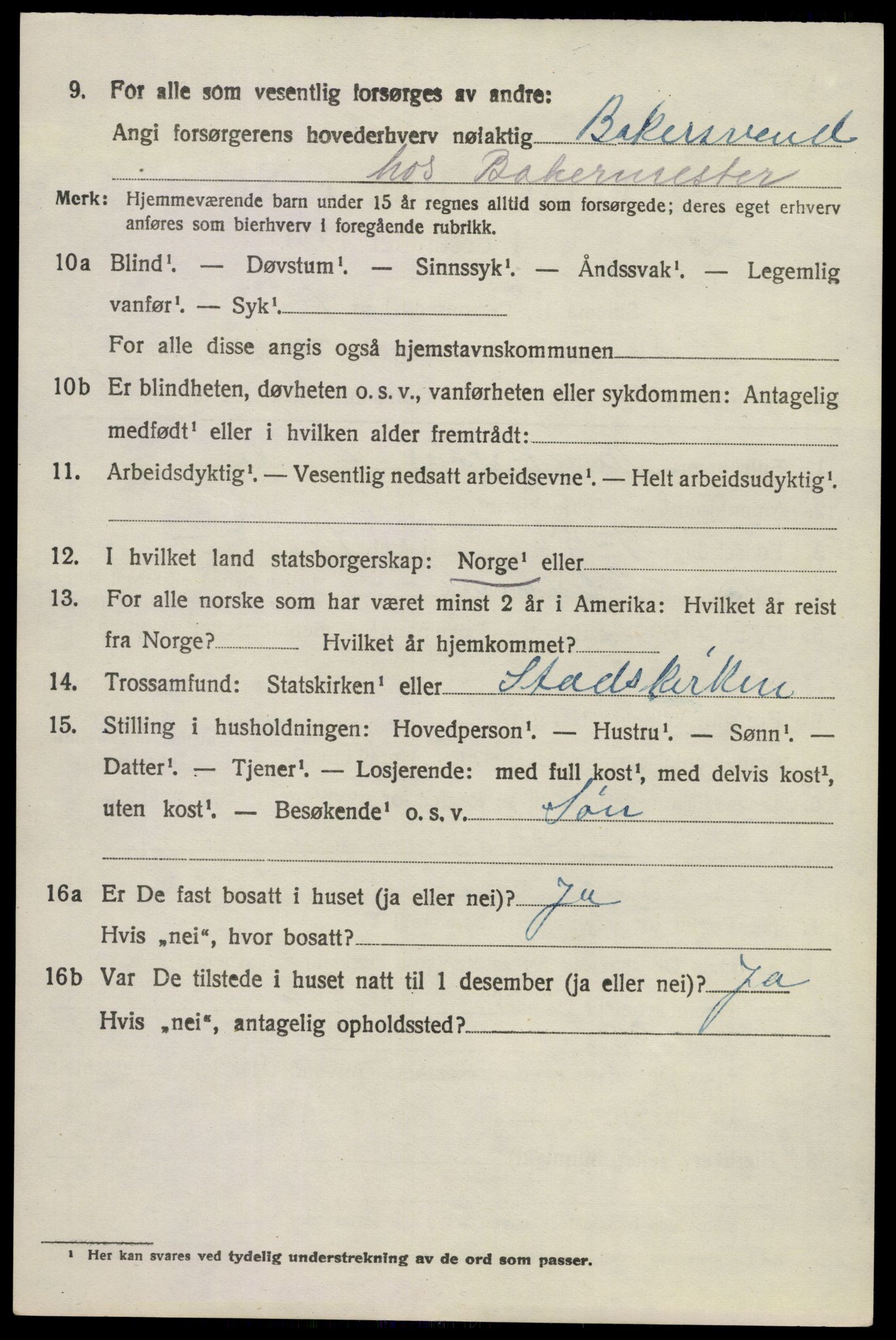 SAKO, 1920 census for Hedrum, 1920, p. 2820