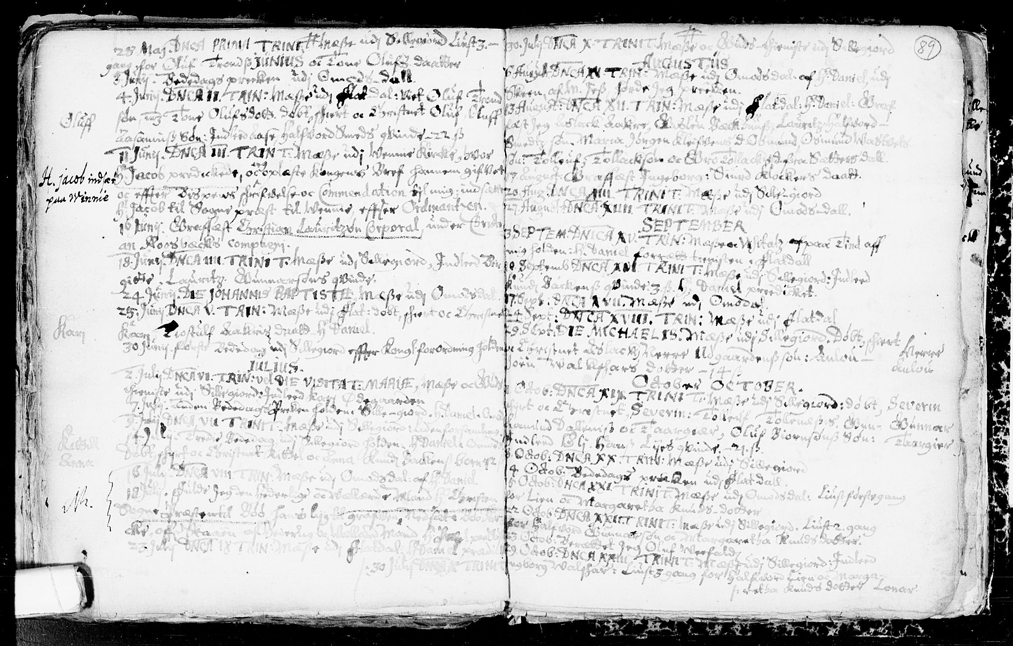 Seljord kirkebøker, SAKO/A-20/F/Fa/L0001: Parish register (official) no. I 1, 1654-1686, p. 89