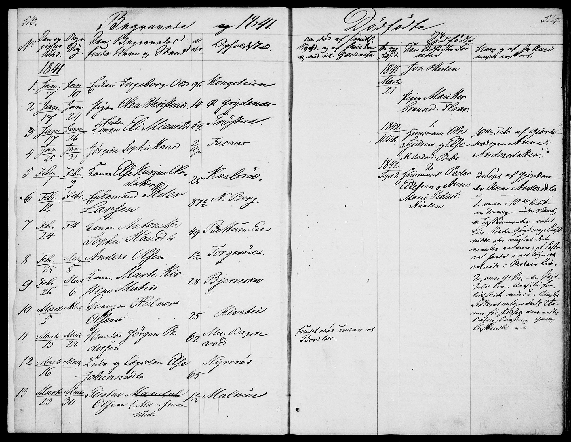 Våle kirkebøker, AV/SAKO-A-334/F/Fa/L0009b: Parish register (official) no. I 9B, 1841-1860, p. 513-514
