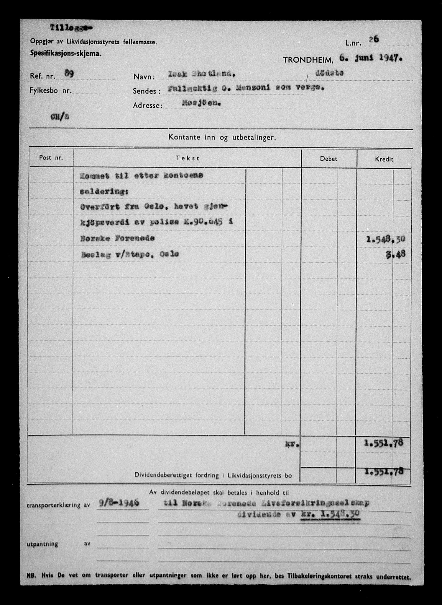 Justisdepartementet, Tilbakeføringskontoret for inndratte formuer, AV/RA-S-1564/H/Hc/Hcb/L0915: --, 1945-1947, p. 521