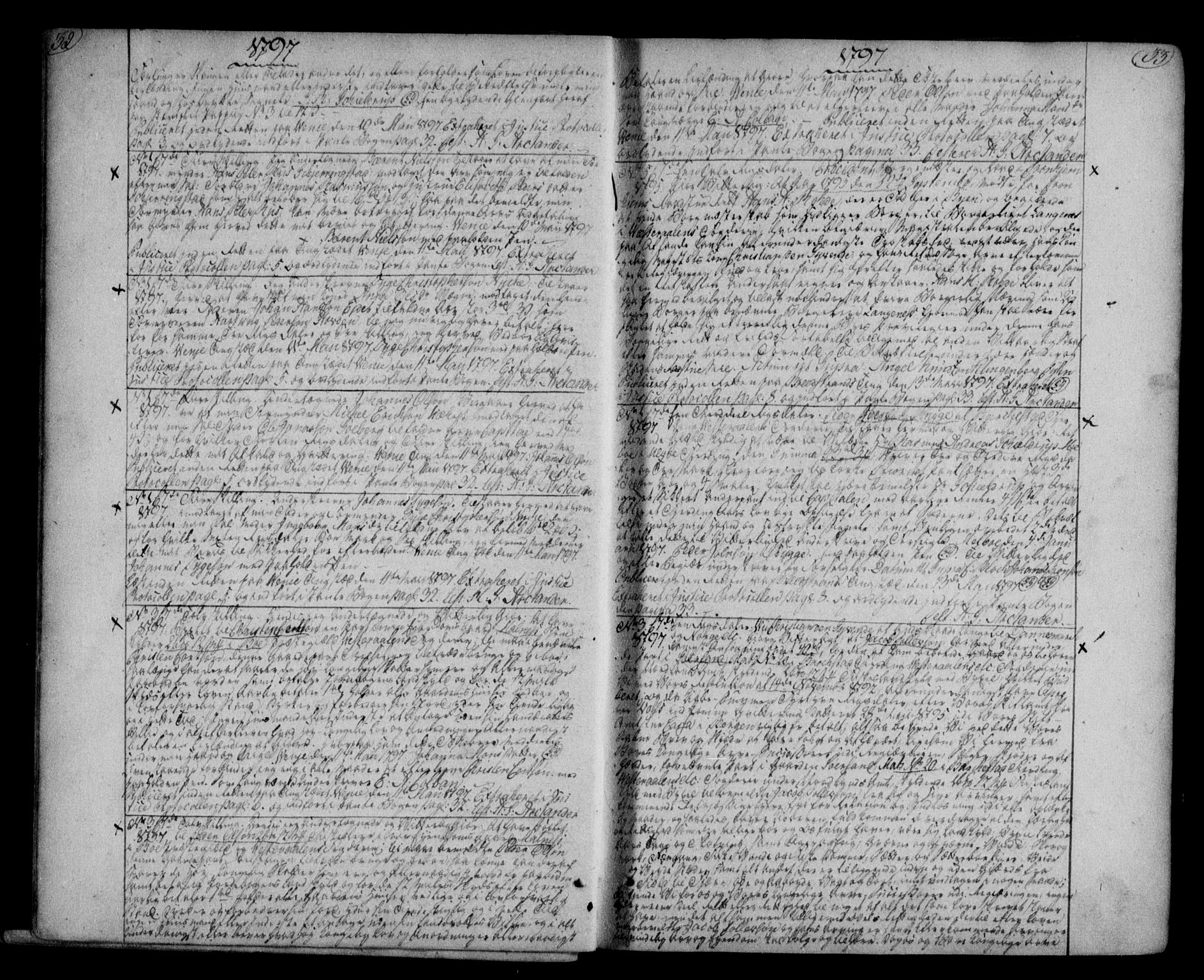 Vesterålen sorenskriveri, SAT/A-4180/1/2/2Ca/L0003: Mortgage book no. C, 1796-1807, p. 32-33