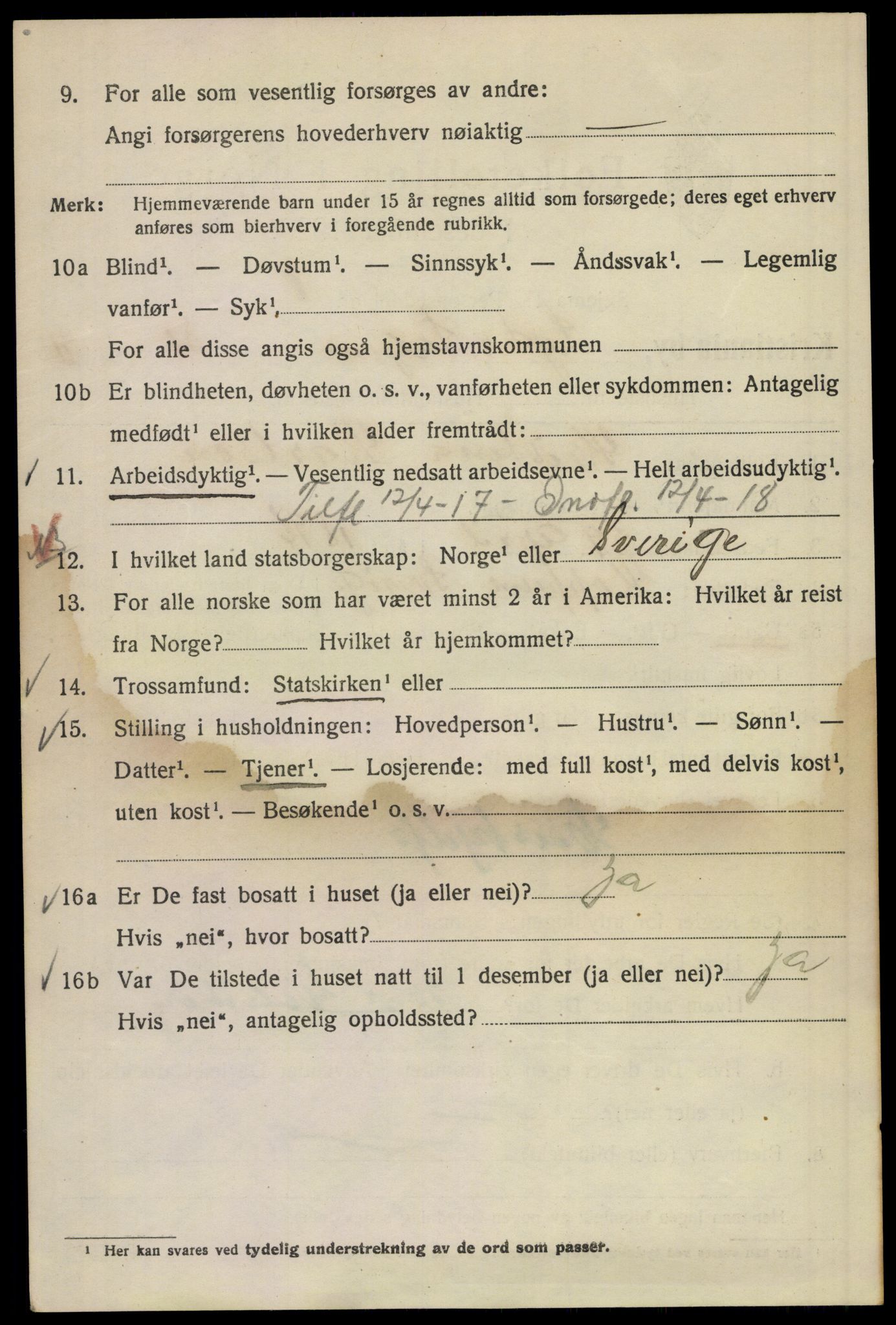 SAO, 1920 census for Kristiania, 1920, p. 366930