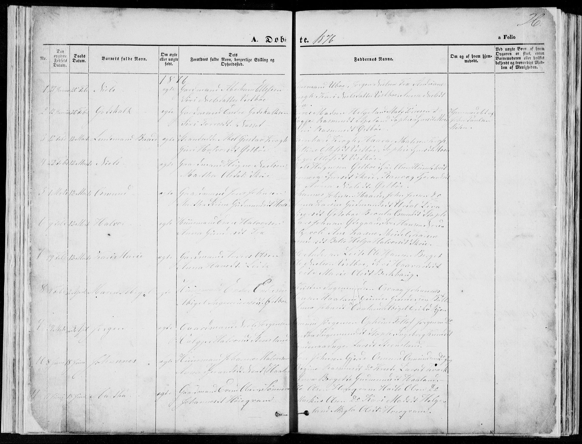 Vikedal sokneprestkontor, SAST/A-101840/01/V: Parish register (copy) no. B 10, 1864-1926, p. 26