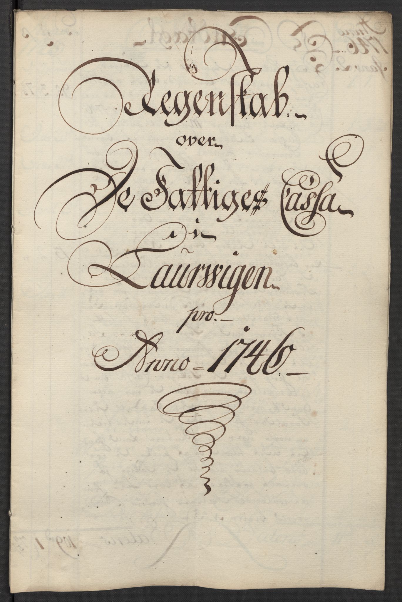 Kristiania tukthus, AV/SAO-A-10644/A/Ad/Adb/L0011: Innkomne skriv, rapporter og regnskap, 1742-1783, p. 37