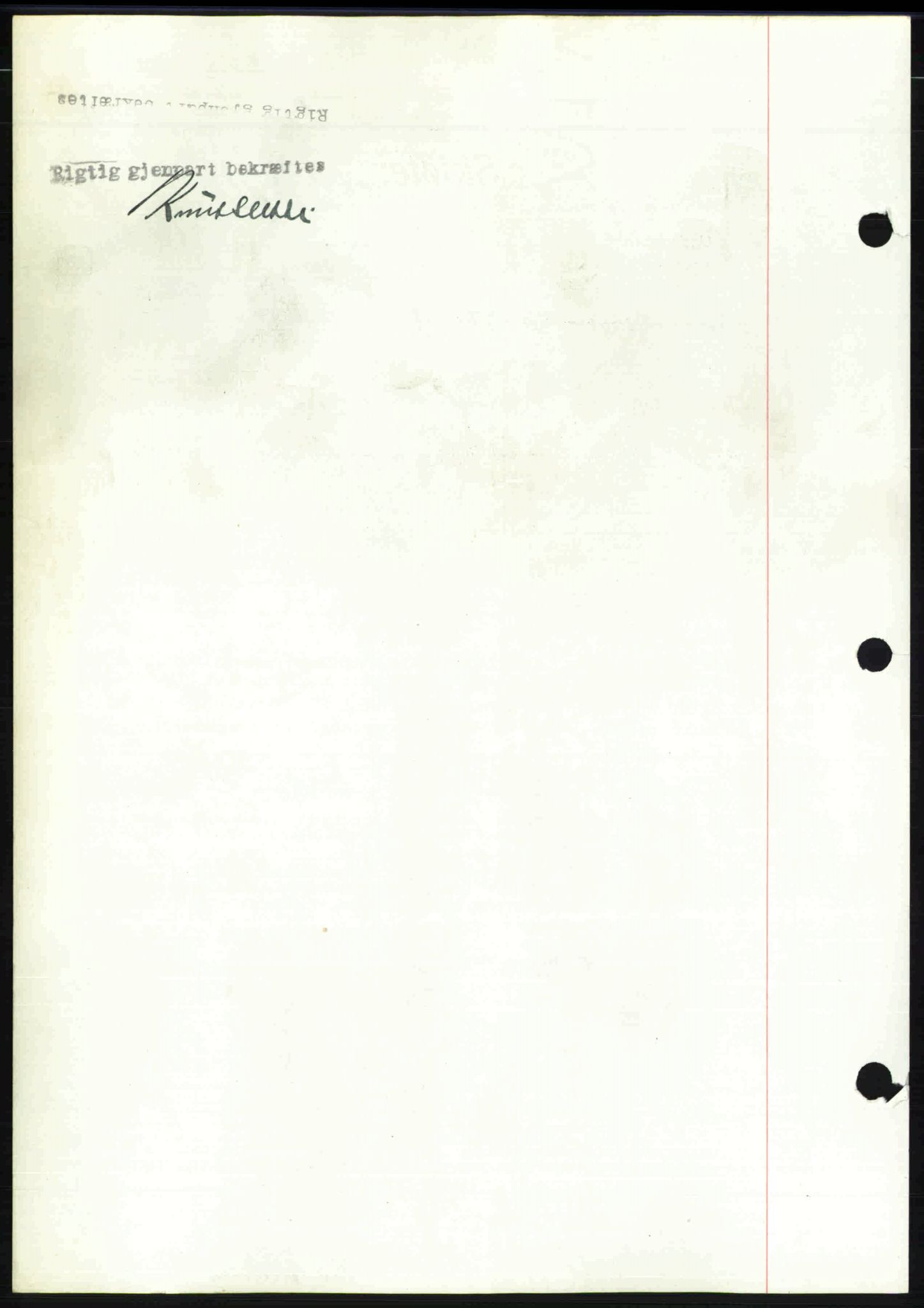 Toten tingrett, SAH/TING-006/H/Hb/Hbc/L0008: Mortgage book no. Hbc-08, 1941-1941, Diary no: : 1280/1941