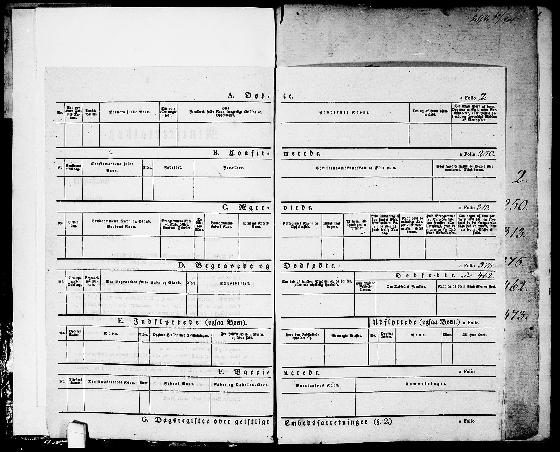 Garnisonsmenigheten Kirkebøker, SAO/A-10846/G/Ga/L0005: Parish register (copy) no. 5, 1841-1860