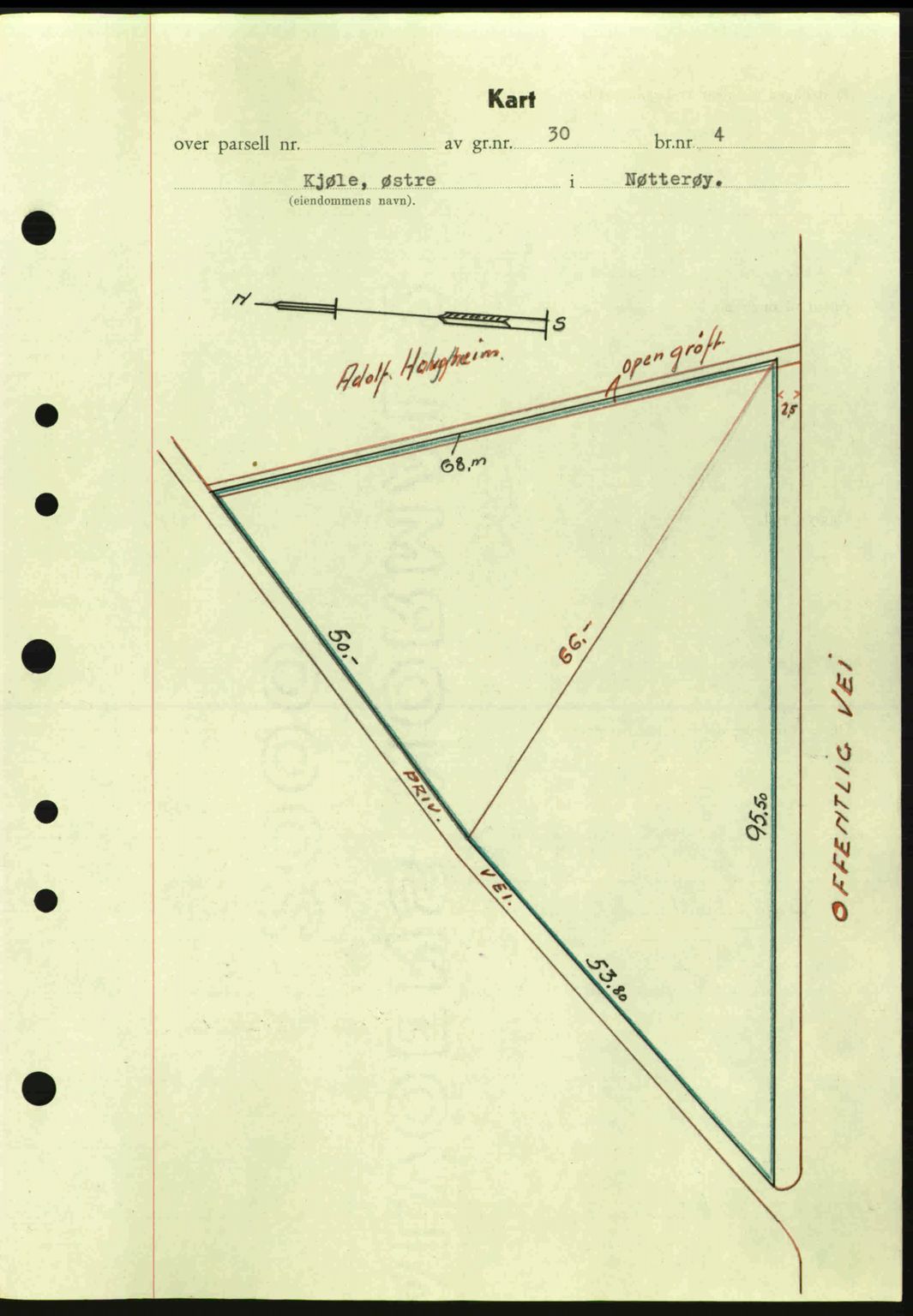 Tønsberg sorenskriveri, AV/SAKO-A-130/G/Ga/Gaa/L0017a: Mortgage book no. A17a, 1945-1945, Diary no: : 1950/1945