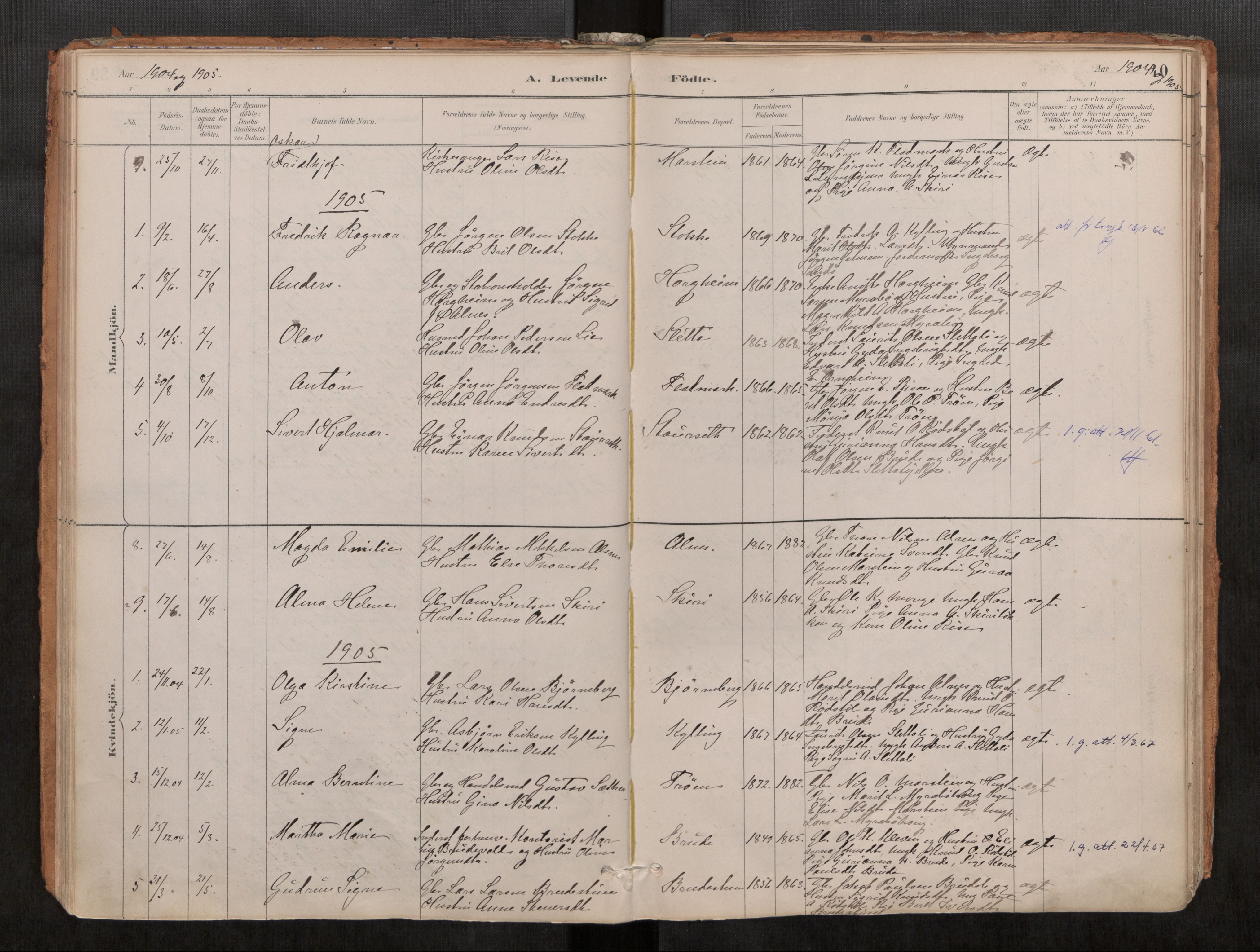 Ministerialprotokoller, klokkerbøker og fødselsregistre - Møre og Romsdal, SAT/A-1454/546/L0599: Parish register (official) no. 546A03, 1882-1920, p. 40
