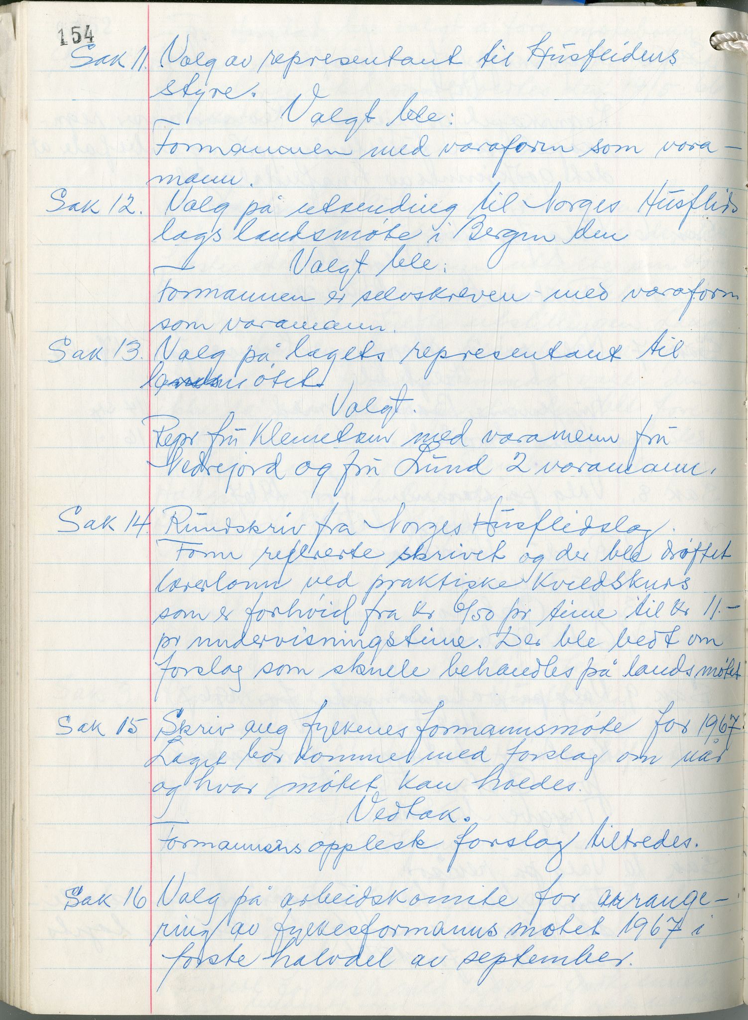 Finnmark Husflidslag, FMFB/A-1134/A/L0001: Møtebok, 1948-1970, p. 157