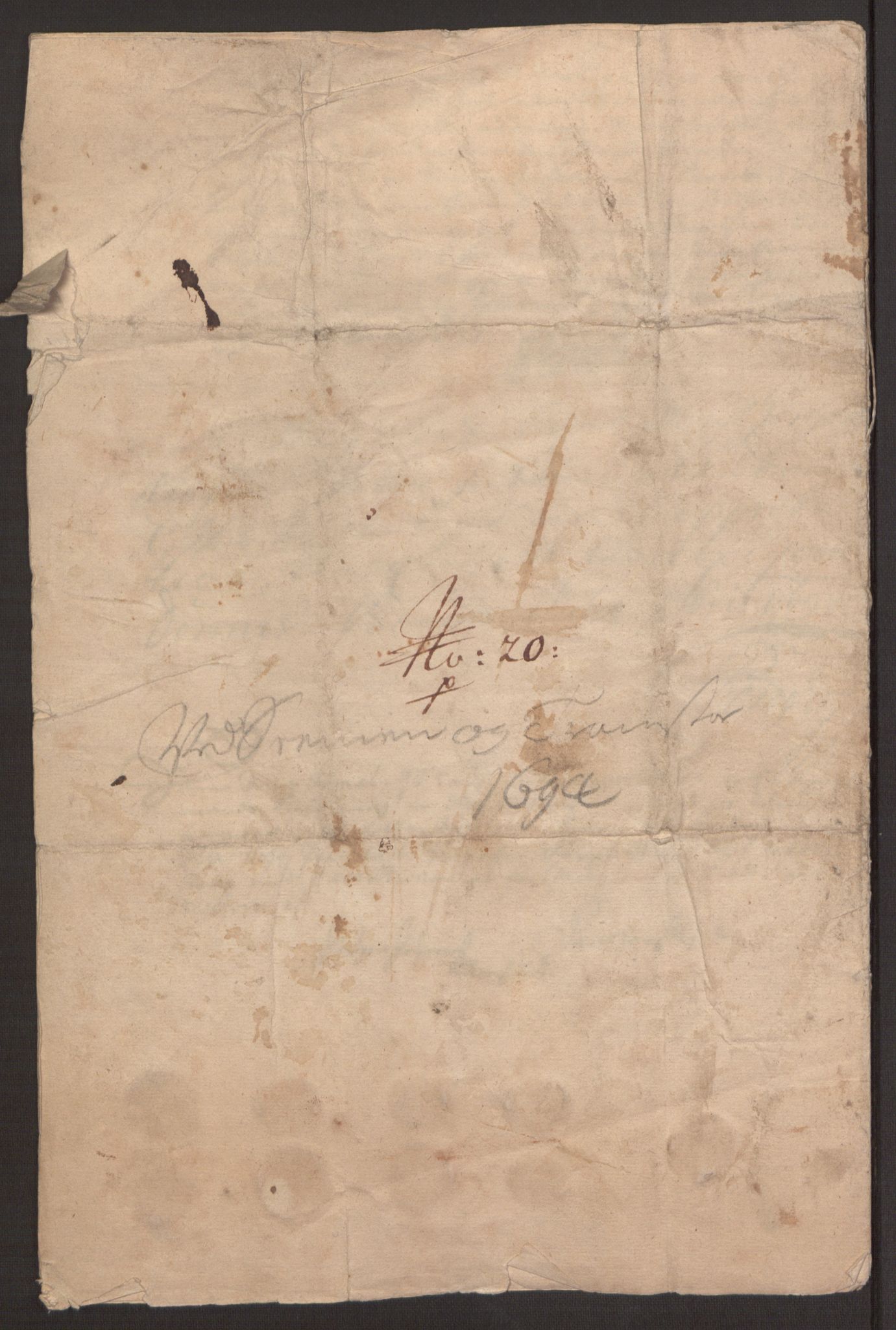 Rentekammeret inntil 1814, Reviderte regnskaper, Fogderegnskap, AV/RA-EA-4092/R68/L4753: Fogderegnskap Senja og Troms, 1694-1696, p. 176