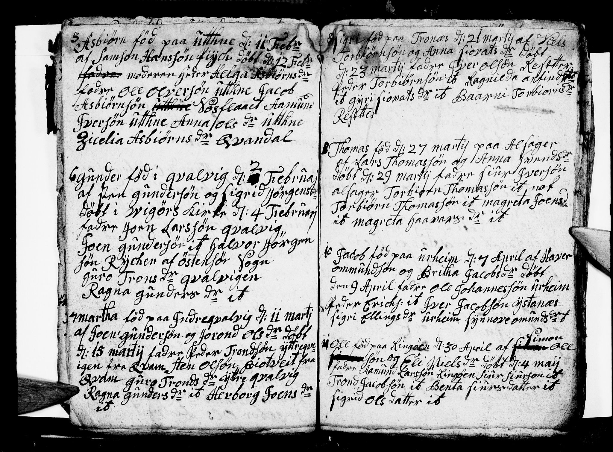 Ullensvang sokneprestembete, SAB/A-78701/H/Hab: Parish register (copy) no. E 2, 1784-1788