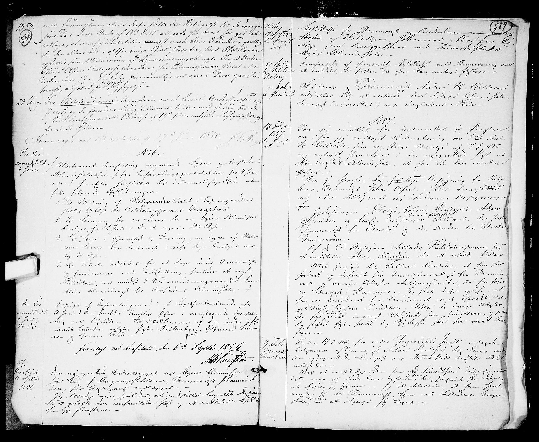 Fredrikstad prestekontor Kirkebøker, AV/SAO-A-11082/F/Fa/L0003: Parish register (official) no. 3, 1805-1816, p. 588-589