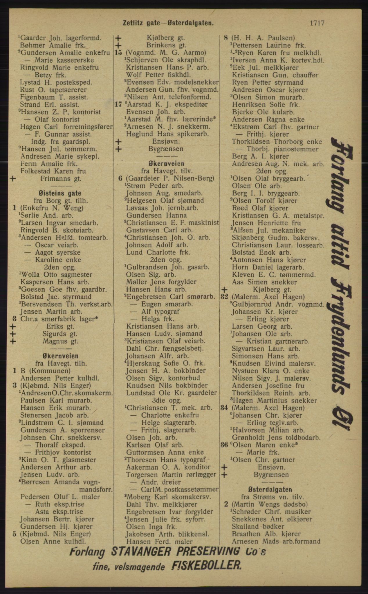 Kristiania/Oslo adressebok, PUBL/-, 1913, p. 1673