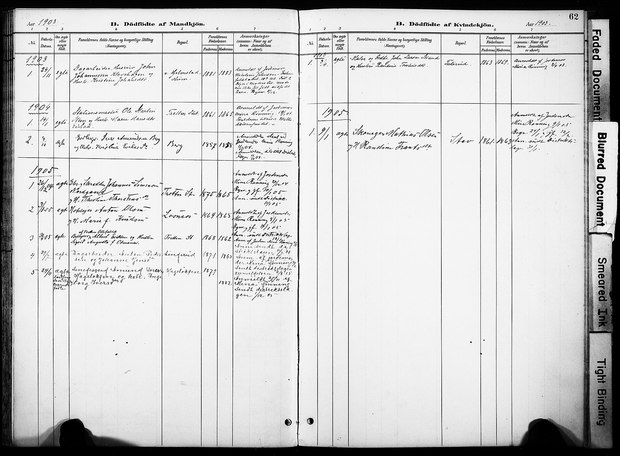 Øyer prestekontor, AV/SAH-PREST-084/H/Ha/Haa/L0011: Parish register (official) no. 11, 1894-1905, p. 62