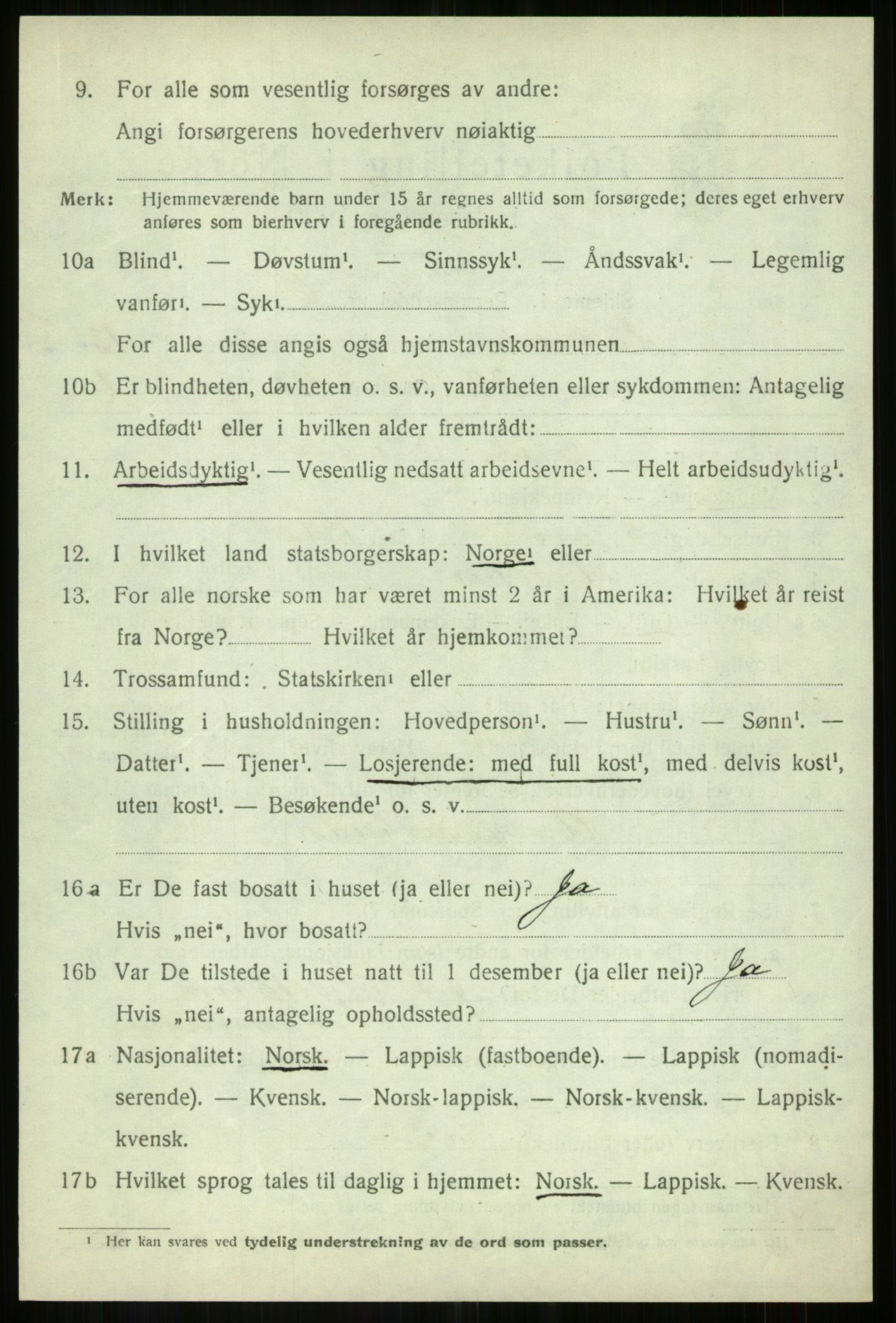 SATØ, 1920 census for Målselv, 1920, p. 6990