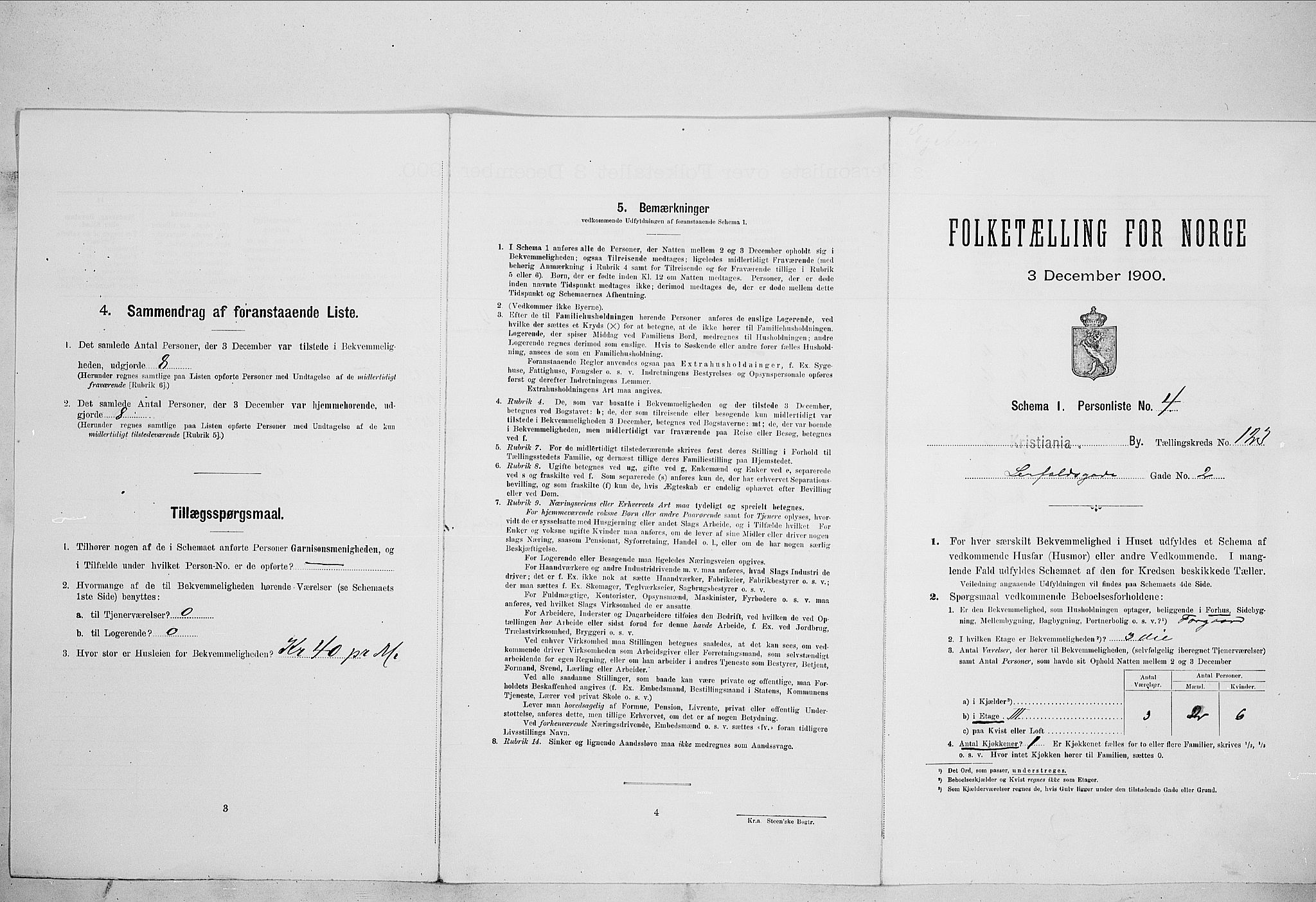 SAO, 1900 census for Kristiania, 1900, p. 52237