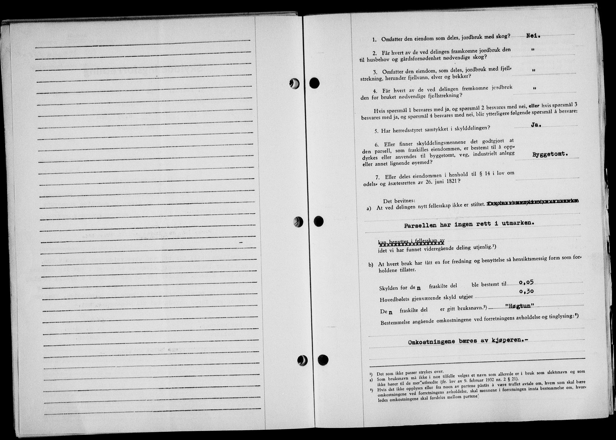 Lofoten sorenskriveri, SAT/A-0017/1/2/2C/L0025a: Mortgage book no. 25a, 1950-1951, Diary no: : 560/1951