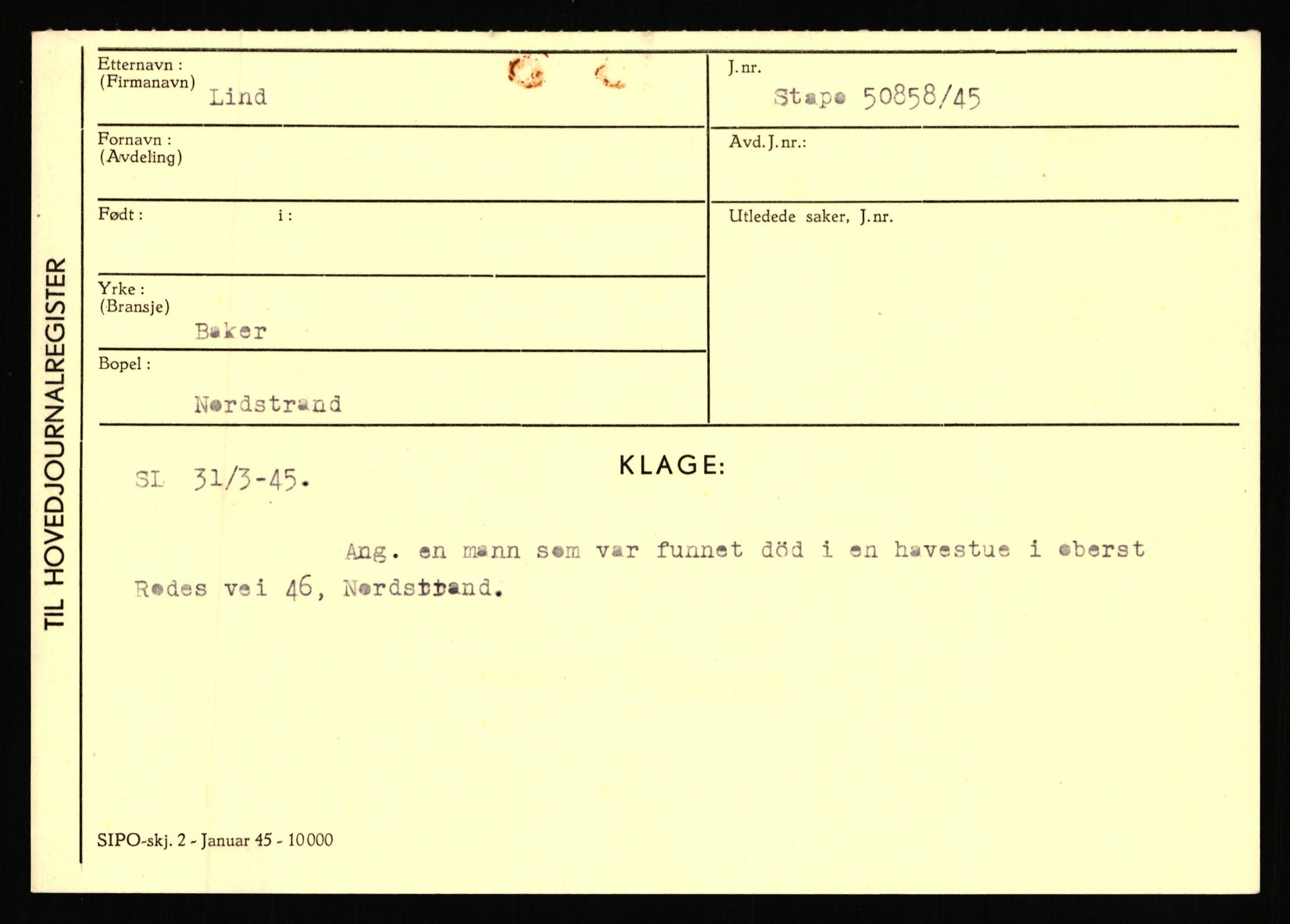 Statspolitiet - Hovedkontoret / Osloavdelingen, AV/RA-S-1329/C/Ca/L0010: Lind - Moksnes, 1943-1945, p. 2