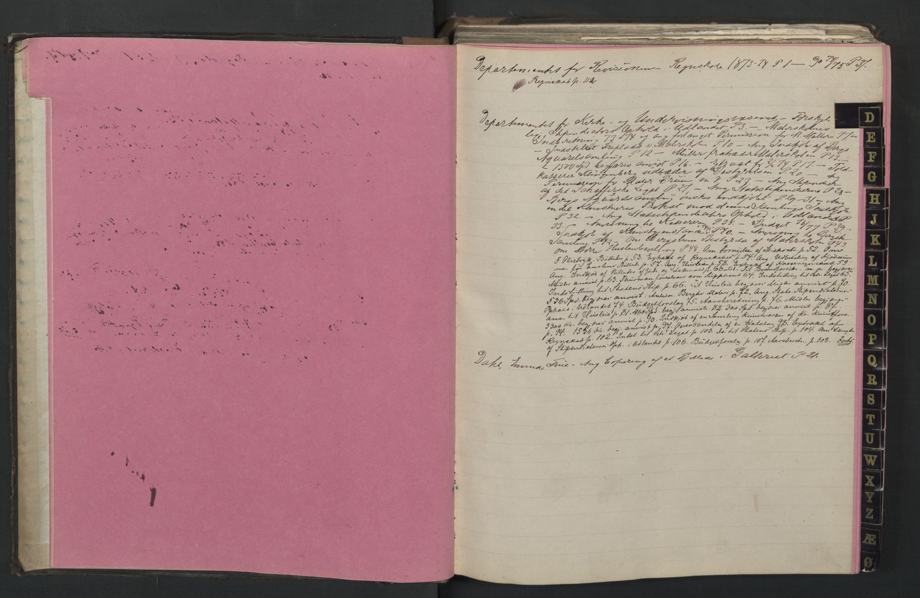 Nasjonalgalleriet, NMFK/NG-1000/B/L0002: Kopibok for maleri, skulptur, Kobberstikk- og håndtegningsamlingen., 1874-1898, p. 9