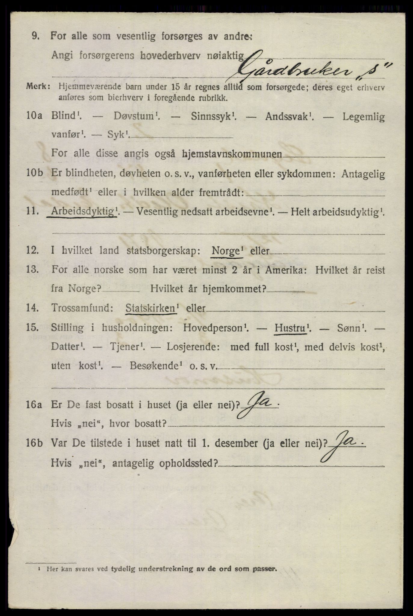 SAKO, 1920 census for Sigdal, 1920, p. 5999