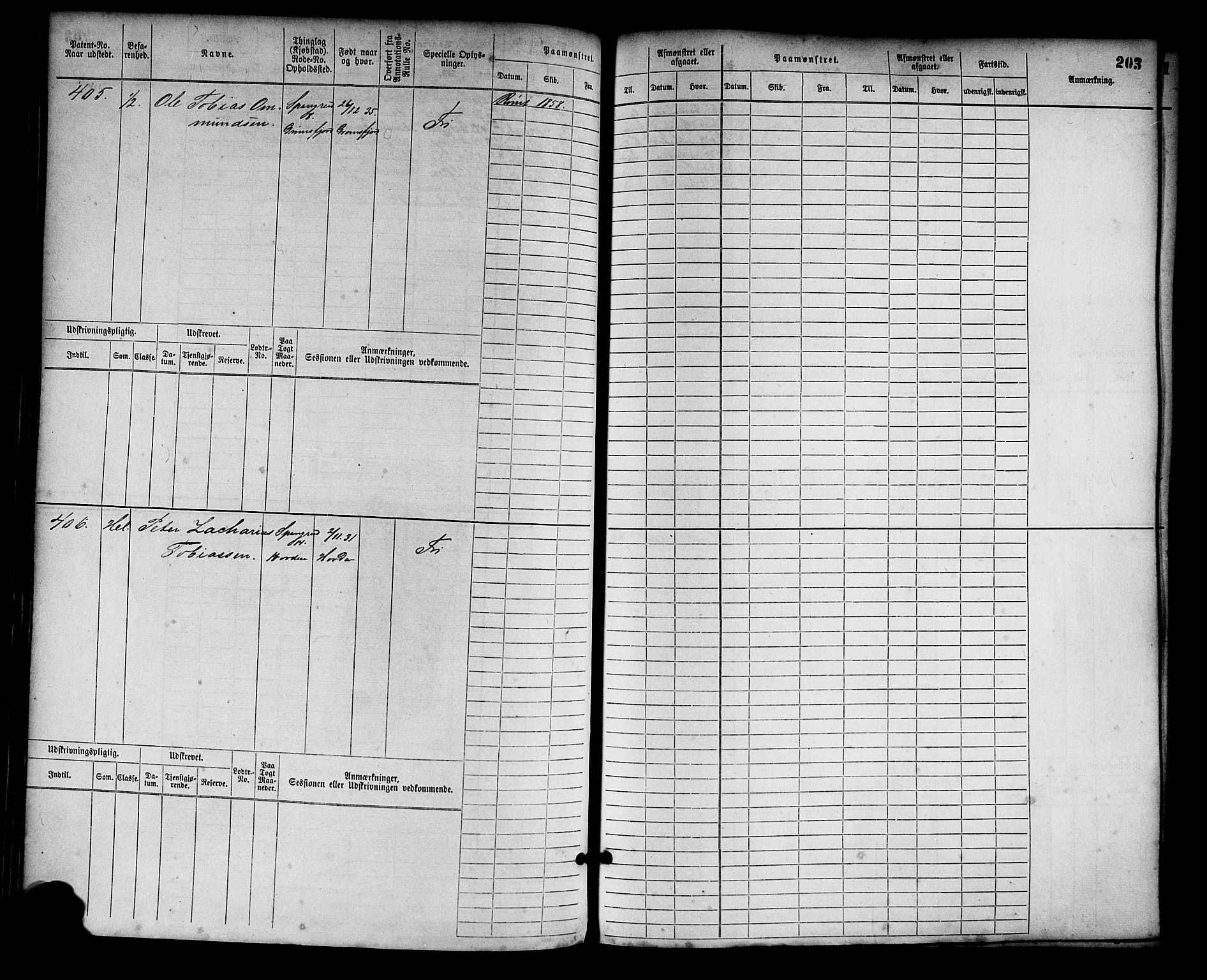 Mandal mønstringskrets, SAK/2031-0016/F/Fb/L0001: Hovedrulle nr 1-758, L-6, 1868-1902, p. 210