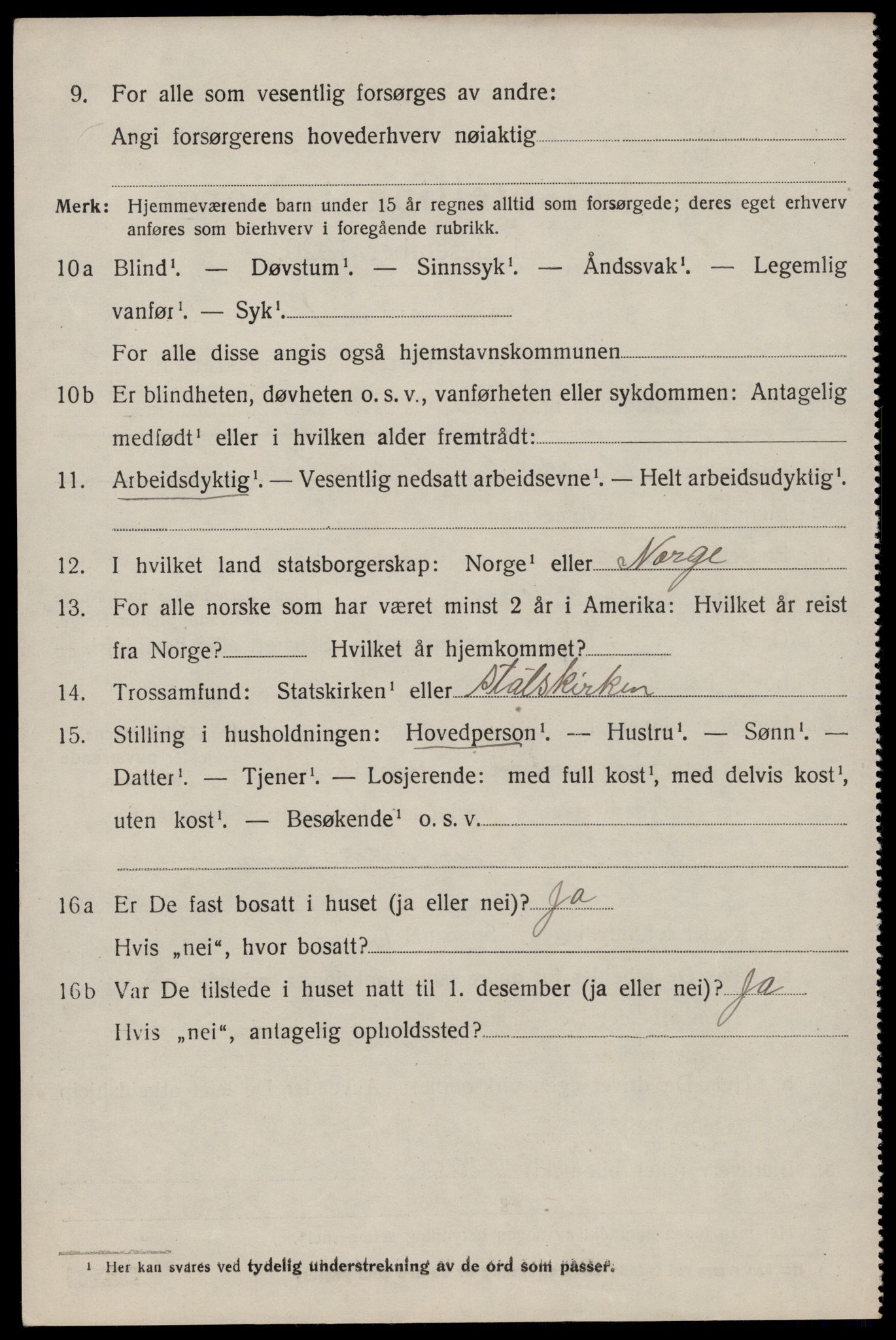 SAST, 1920 census for Avaldsnes, 1920, p. 5650