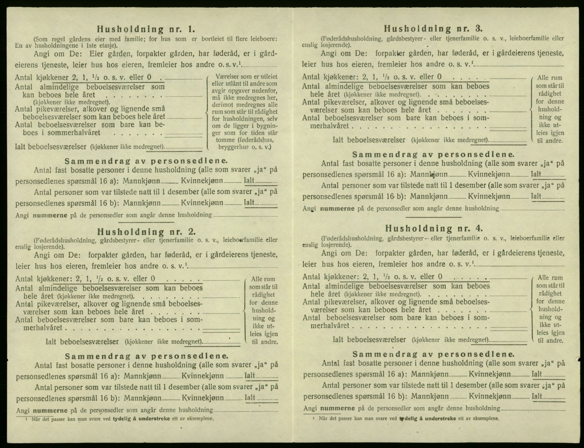 SAB, 1920 census for Austevoll, 1920, p. 343