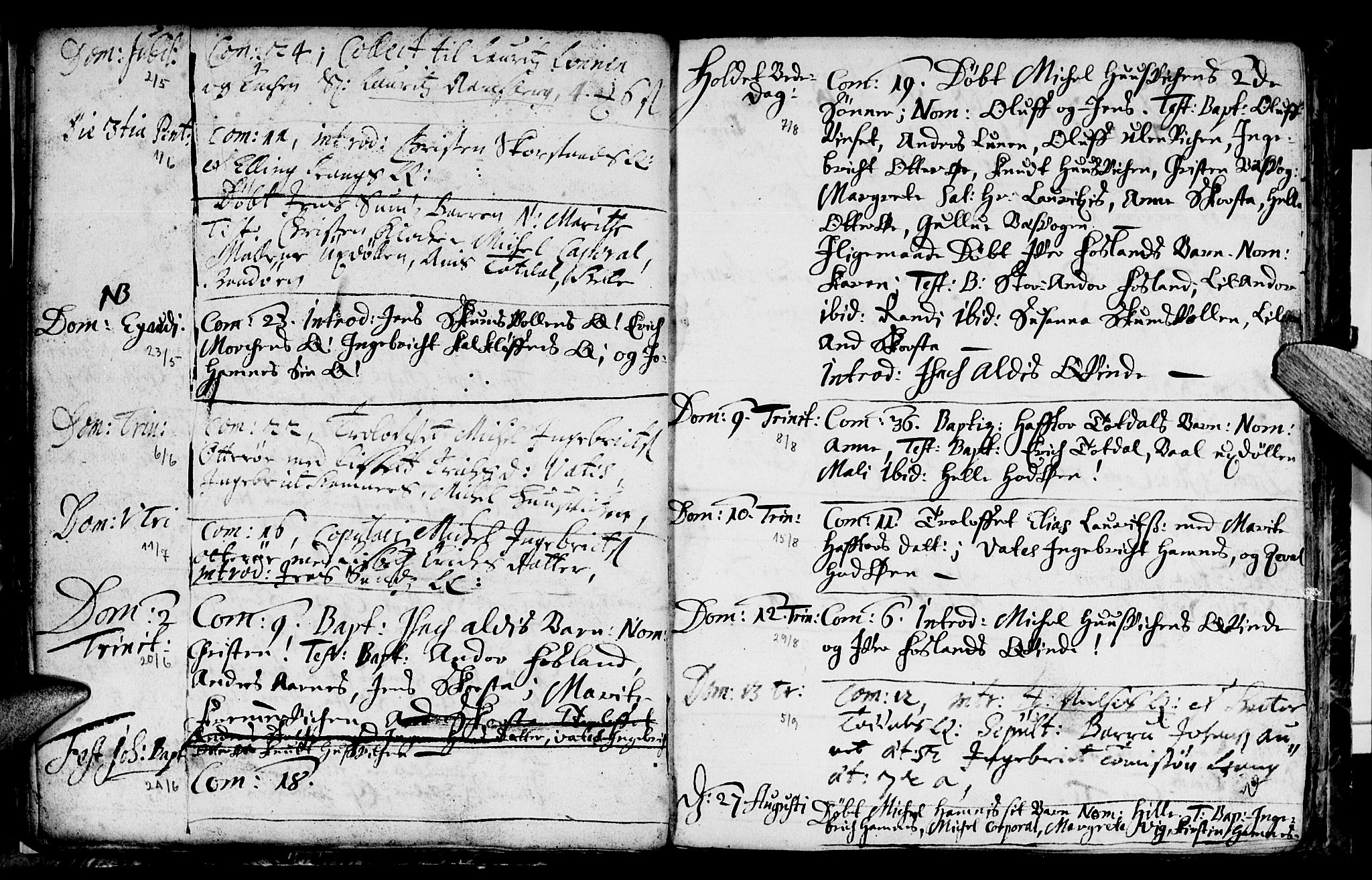 Ministerialprotokoller, klokkerbøker og fødselsregistre - Nord-Trøndelag, SAT/A-1458/774/L0627: Parish register (official) no. 774A01, 1693-1738