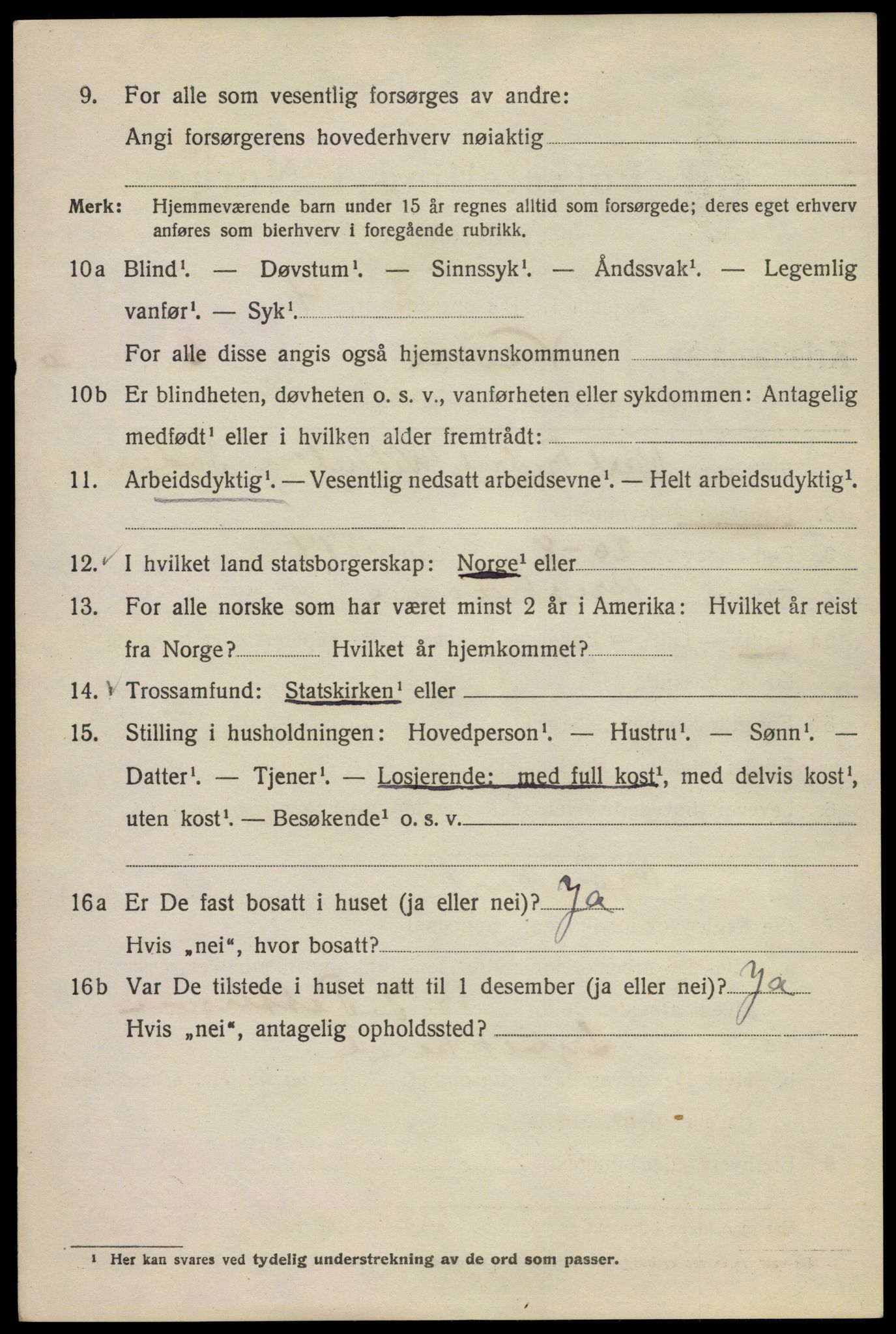 SAO, 1920 census for Kristiania, 1920, p. 410902