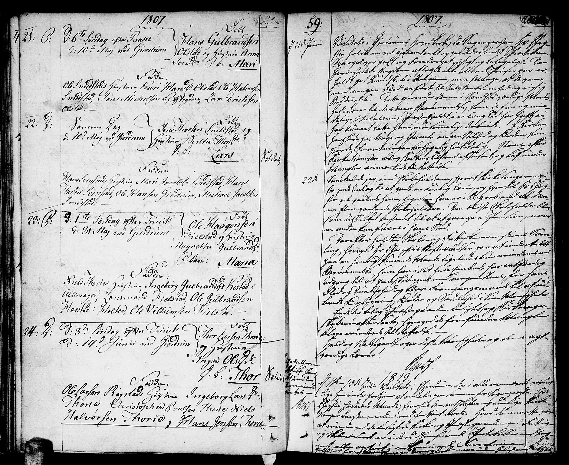 Gjerdrum prestekontor Kirkebøker, SAO/A-10412b/F/Fa/L0003: Parish register (official) no. I 3, 1798-1815, p. 59