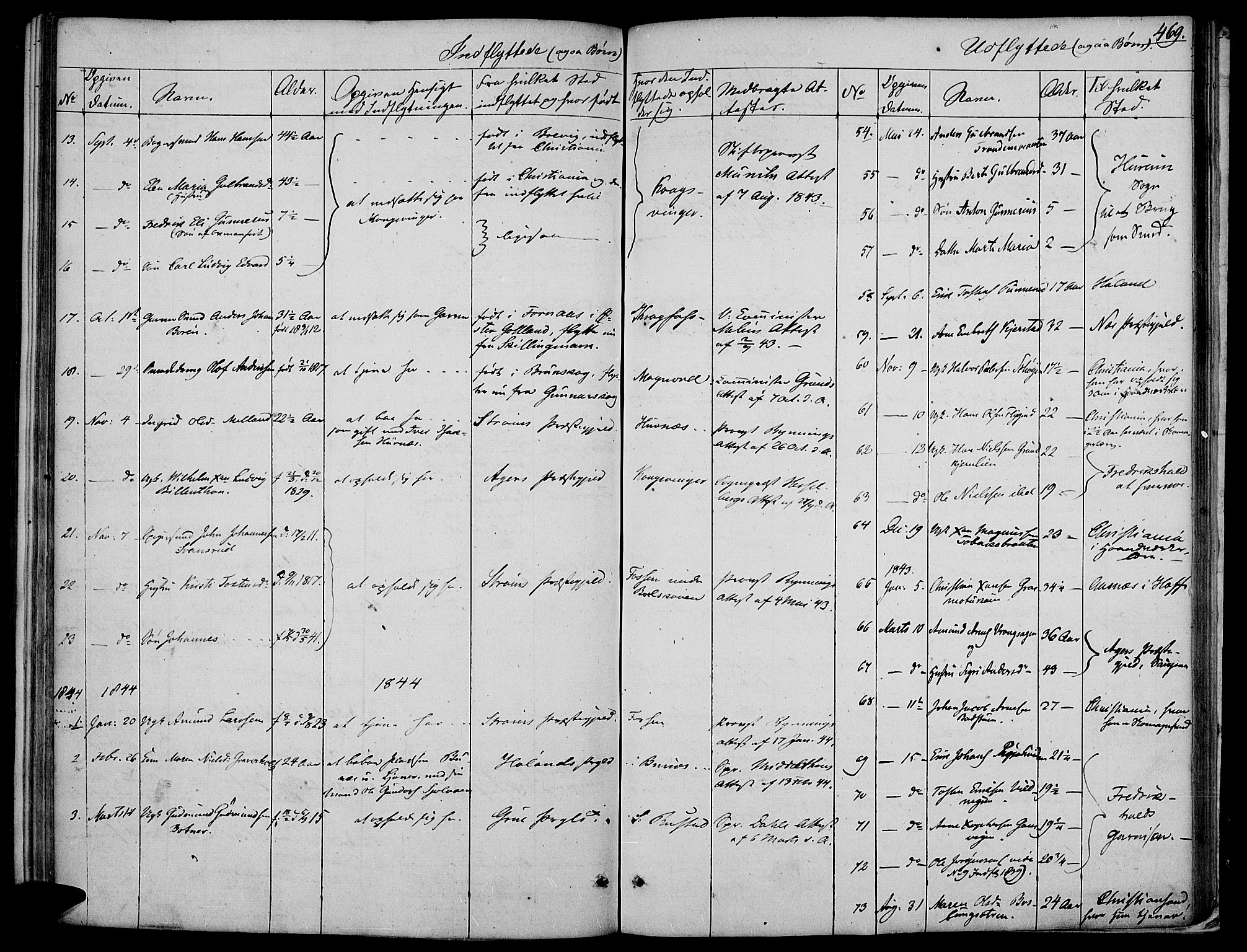 Vinger prestekontor, SAH/PREST-024/H/Ha/Haa/L0008: Parish register (official) no. 8, 1839-1847, p. 469