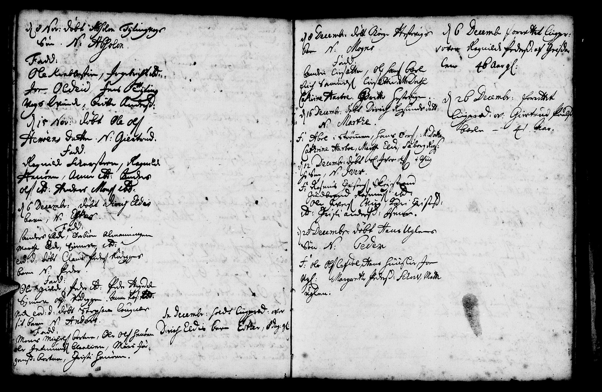 Davik sokneprestembete, AV/SAB-A-79701/H/Haa/Haaa/L0001: Parish register (official) no. A 1, 1710-1742, p. 58