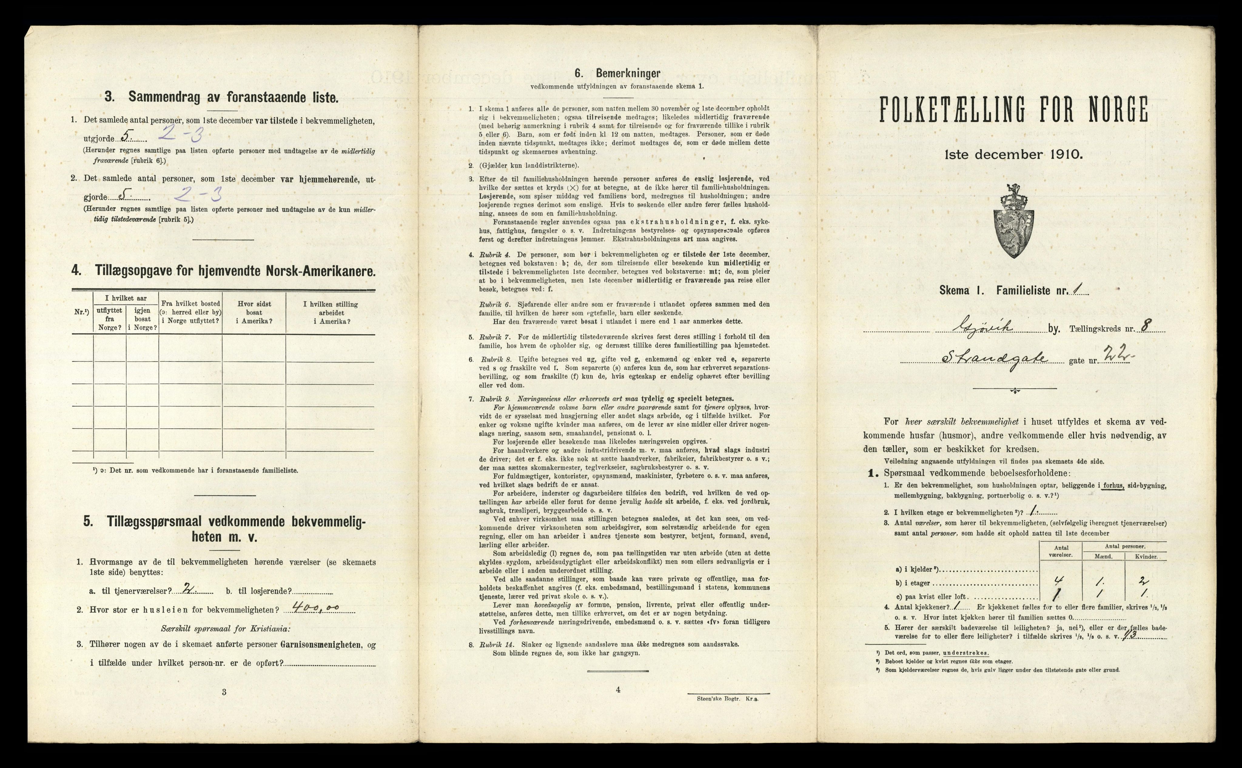 RA, 1910 census for Gjøvik, 1910, p. 1848