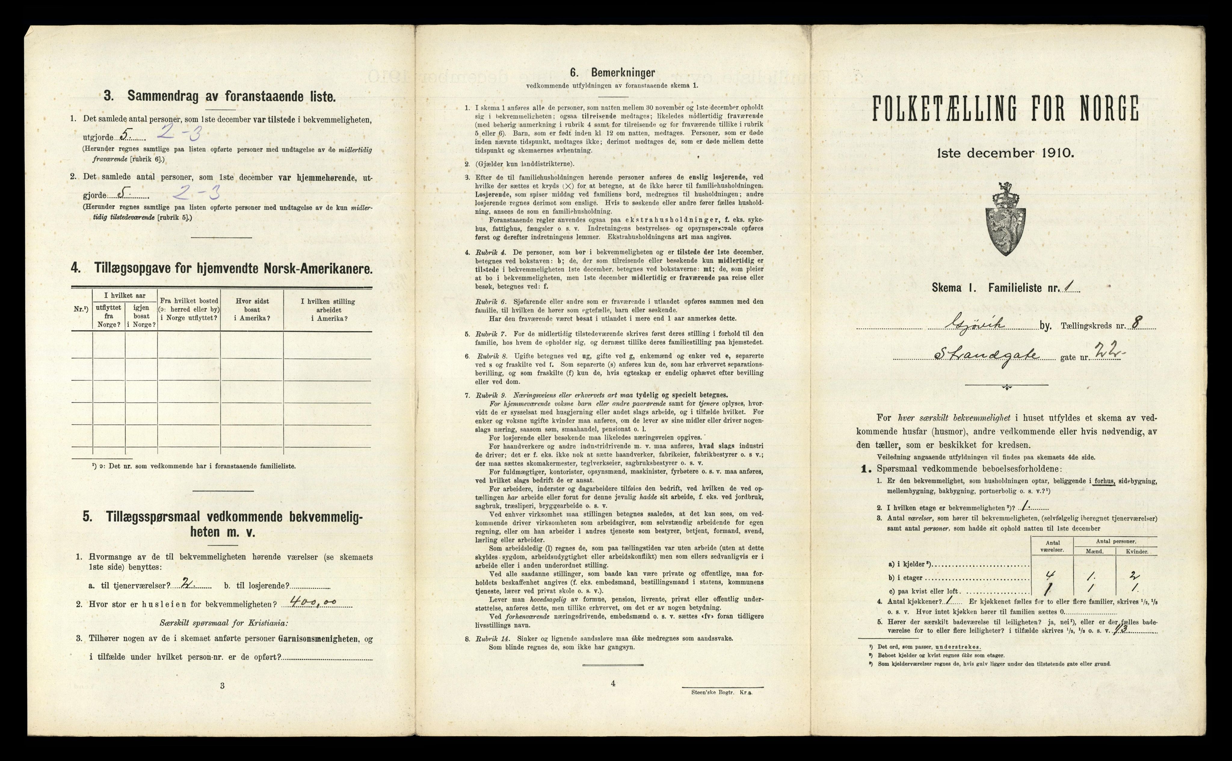 RA, 1910 census for Gjøvik, 1910, p. 1848