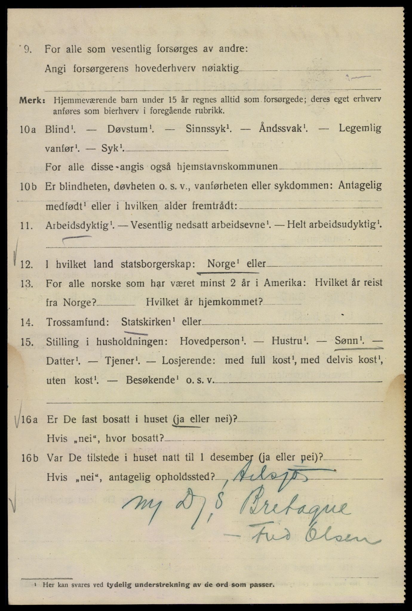 SAO, 1920 census for Kristiania, 1920, p. 624792